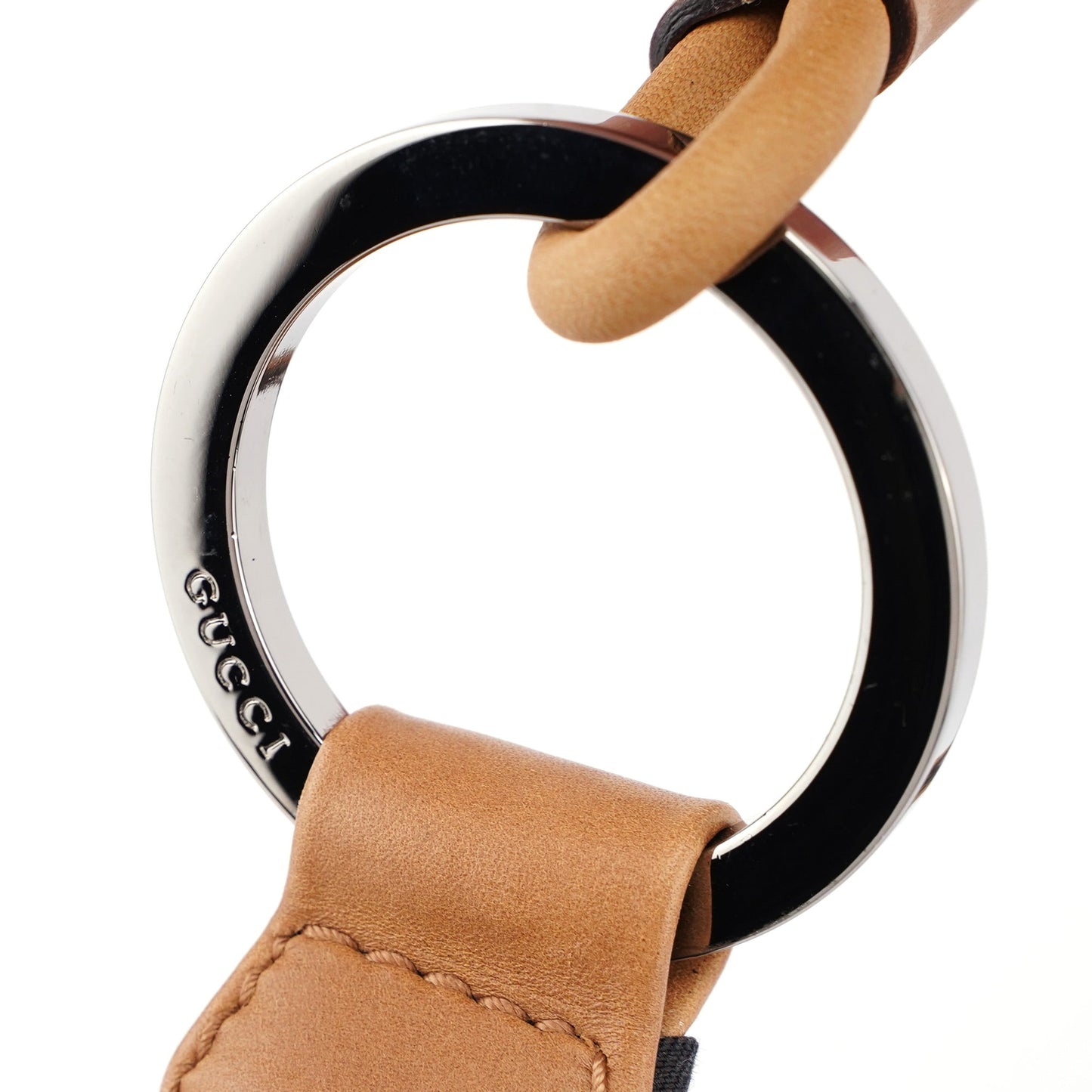 2003 Beige Canvas Round Hobo Shoulder Bag