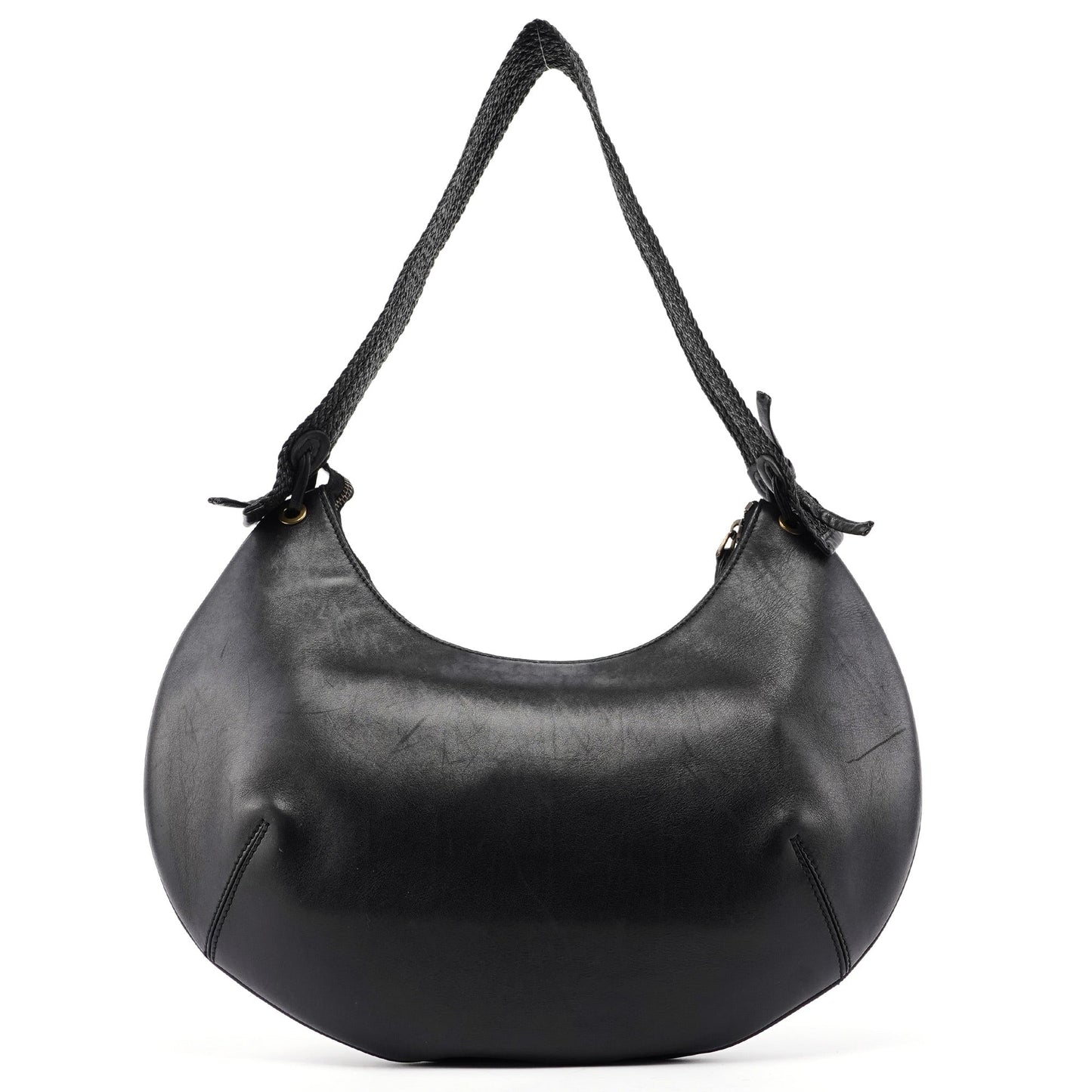 2003 Black Calfskin Hobo Shoulder Bag