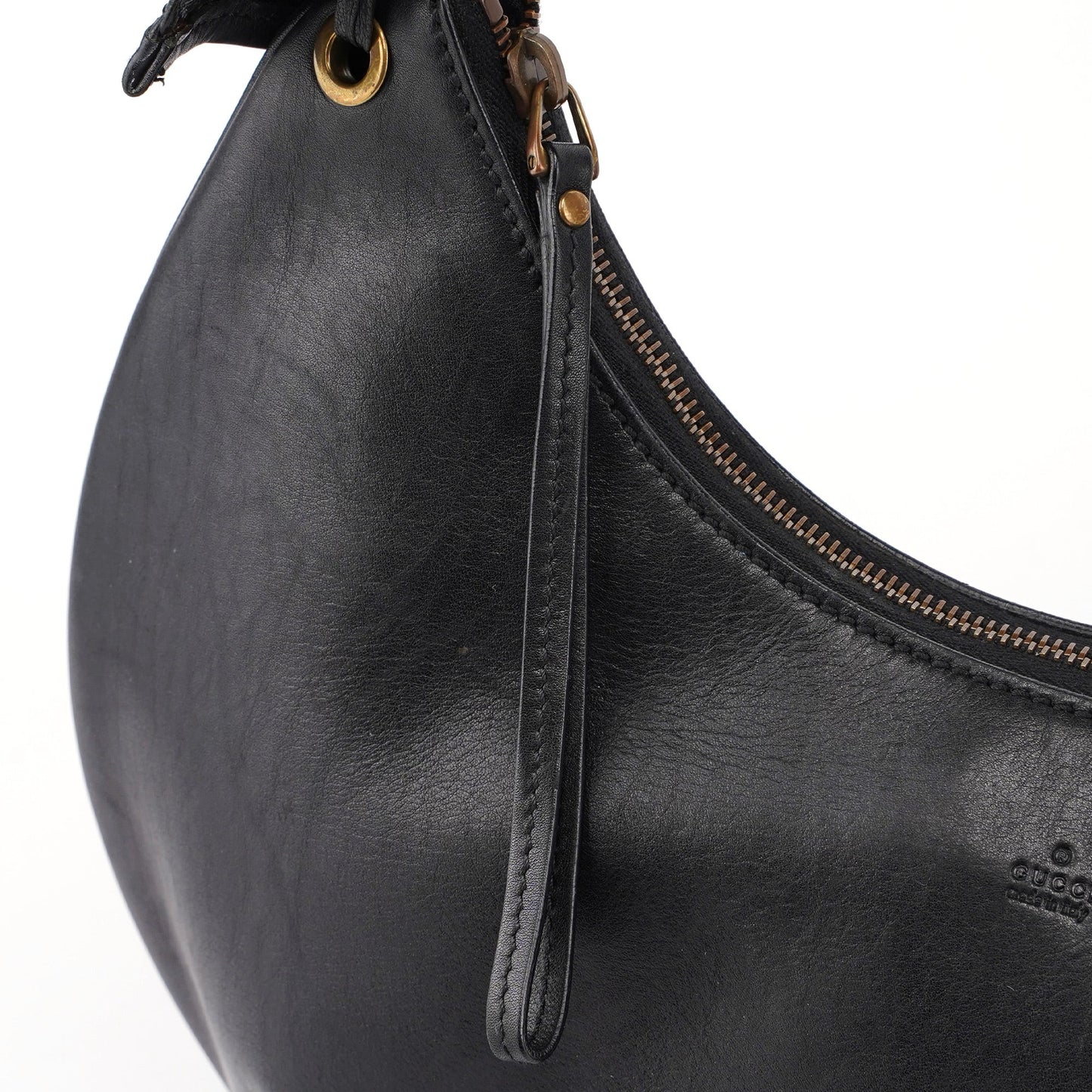 2003 Black Calfskin Hobo Shoulder Bag