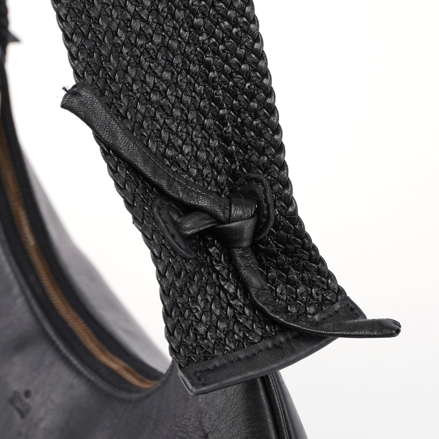 2003 Black Calfskin Hobo Shoulder Bag