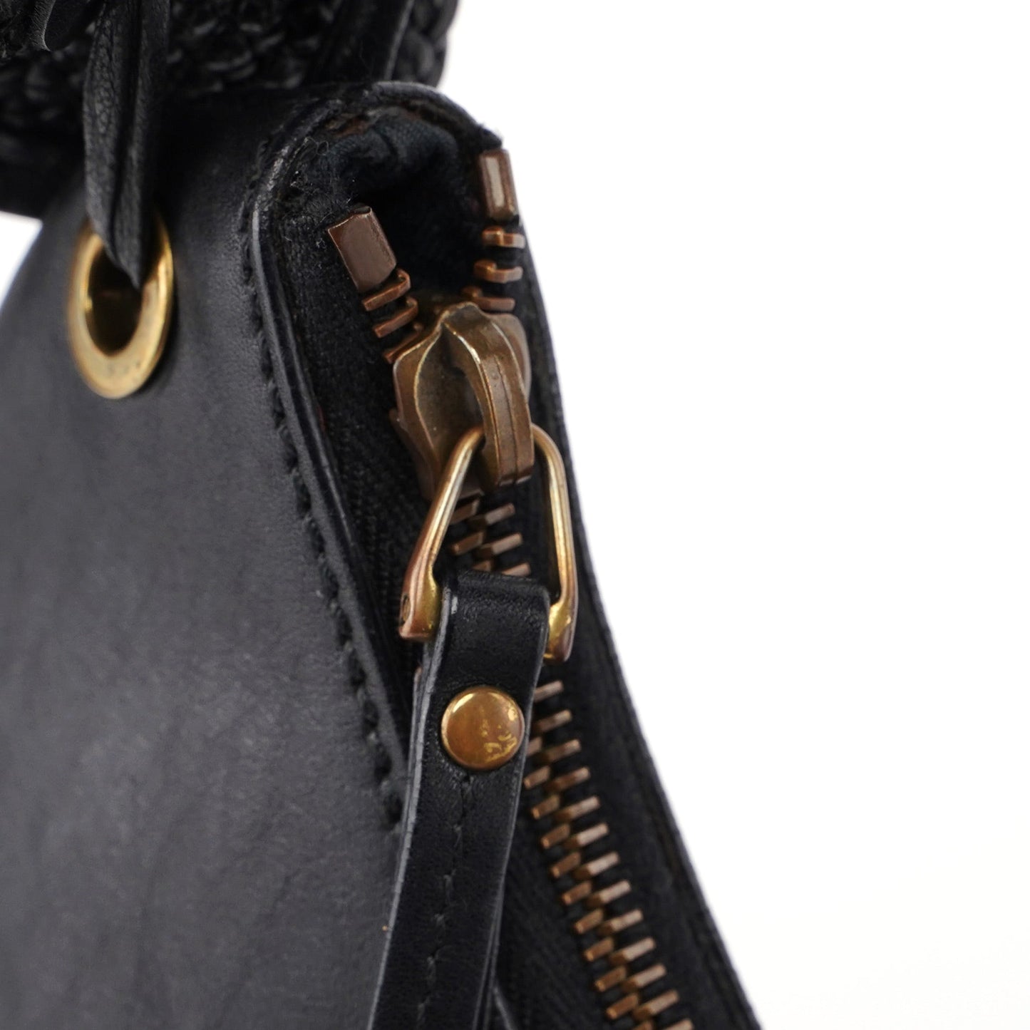 2003 Black Calfskin Hobo Shoulder Bag