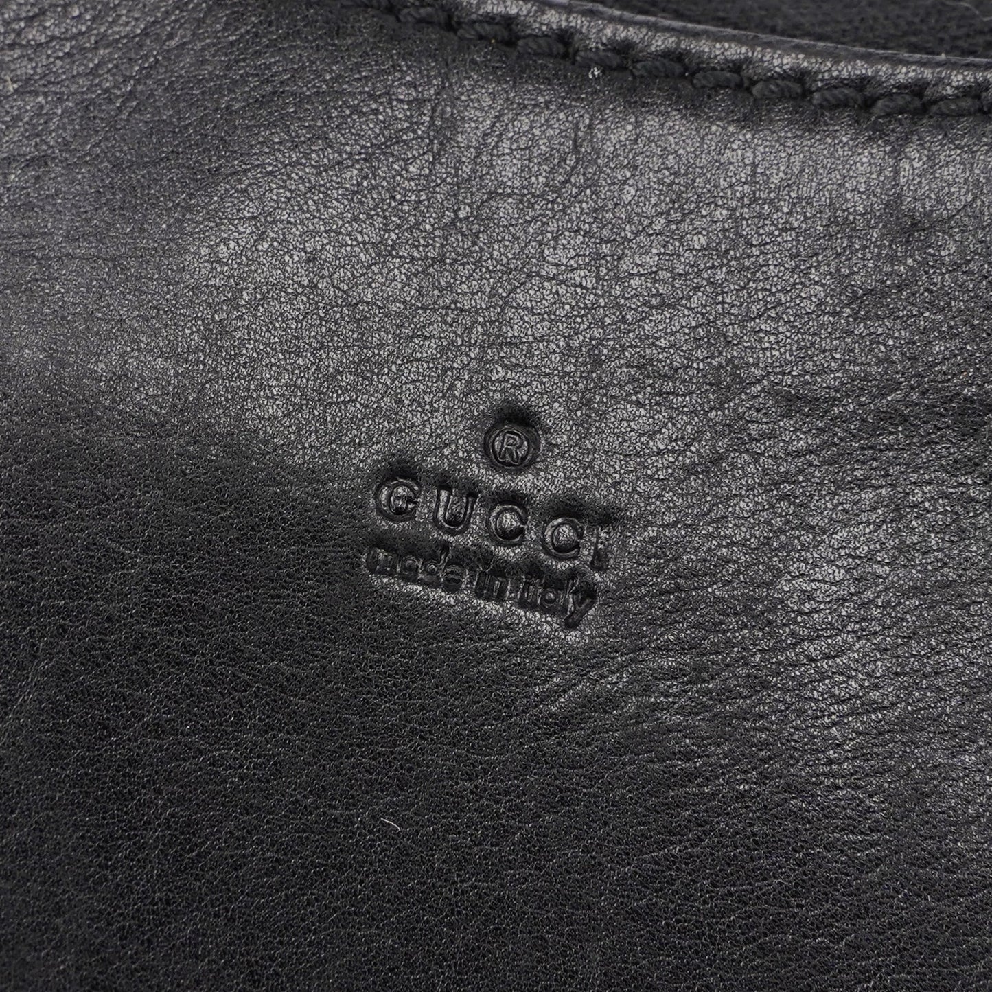 2003 Black Calfskin Hobo Shoulder Bag