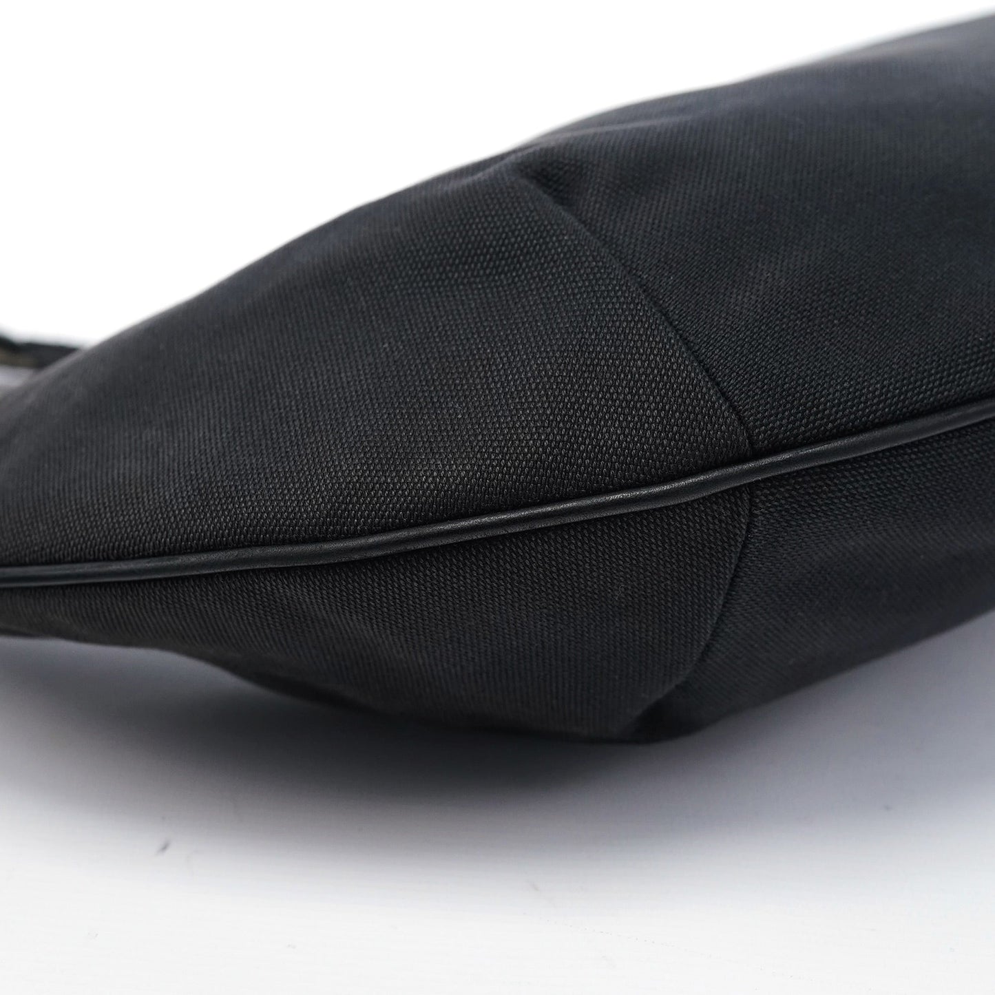 2003 Black Canvas Hobo Shoulder Bag