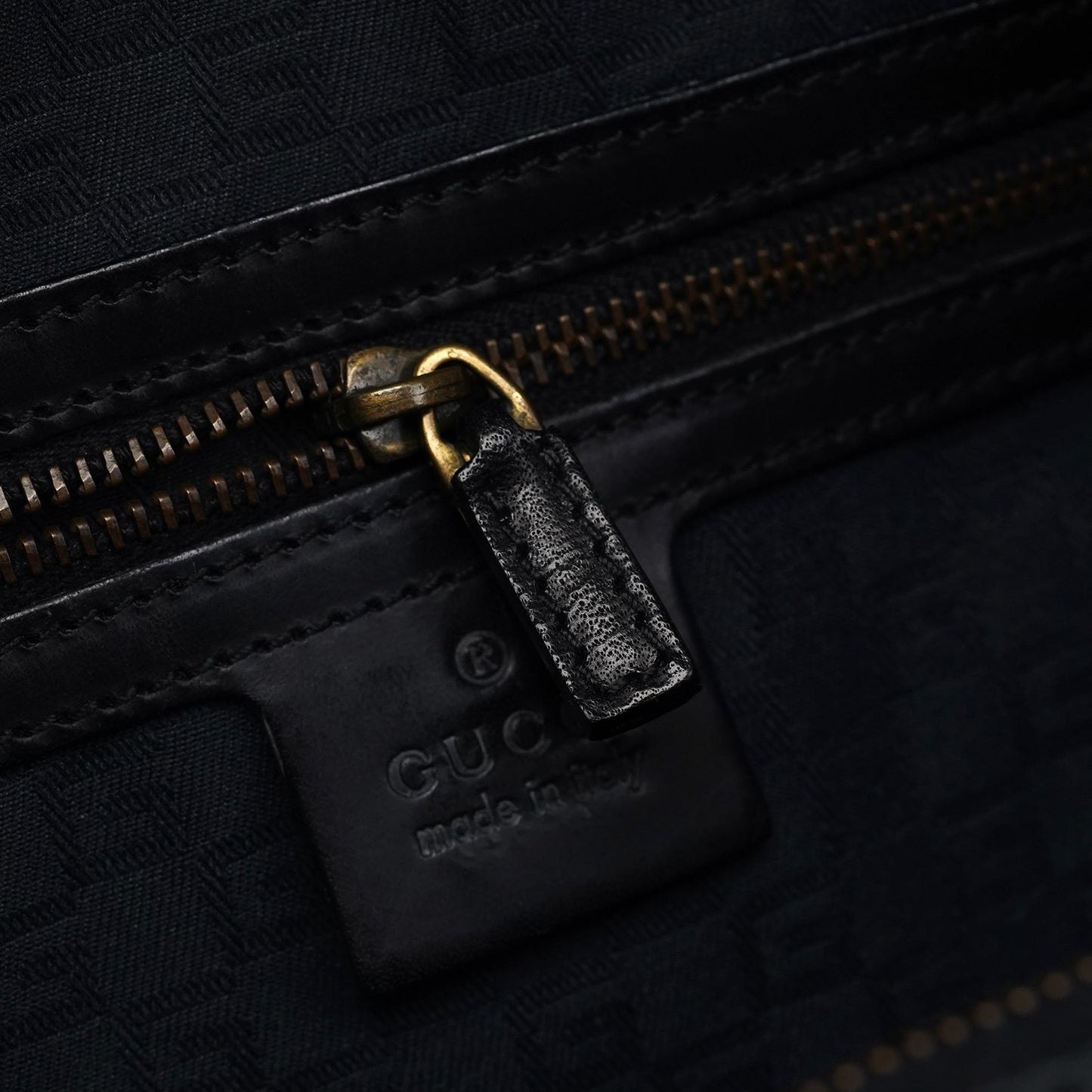 2003 Black Canvas Hobo Shoulder Bag