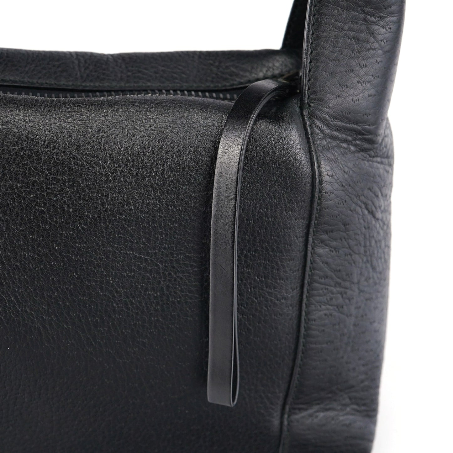 2003 Black Leather Hobo Shoulder Bag