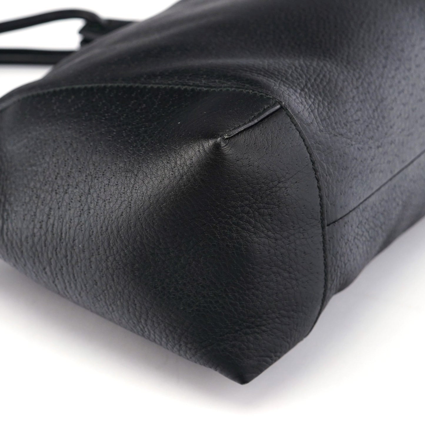 2003 Black Leather Hobo Shoulder Bag