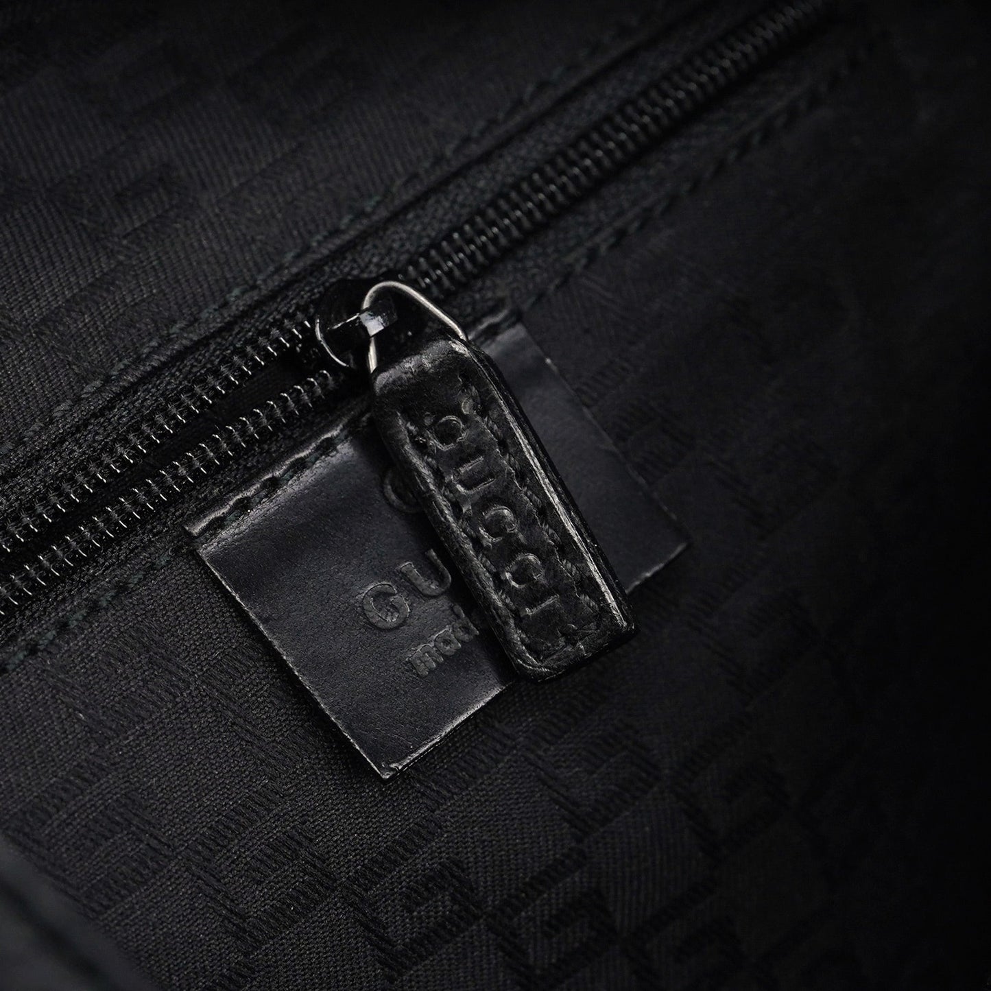 2003 Black Leather Hobo Shoulder Bag