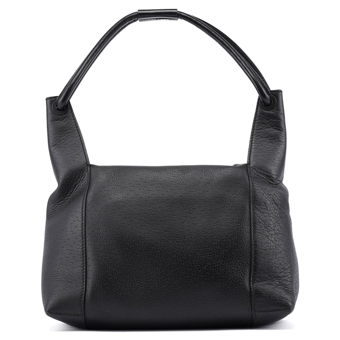 2003 Black Leather Hobo Shoulder Bag