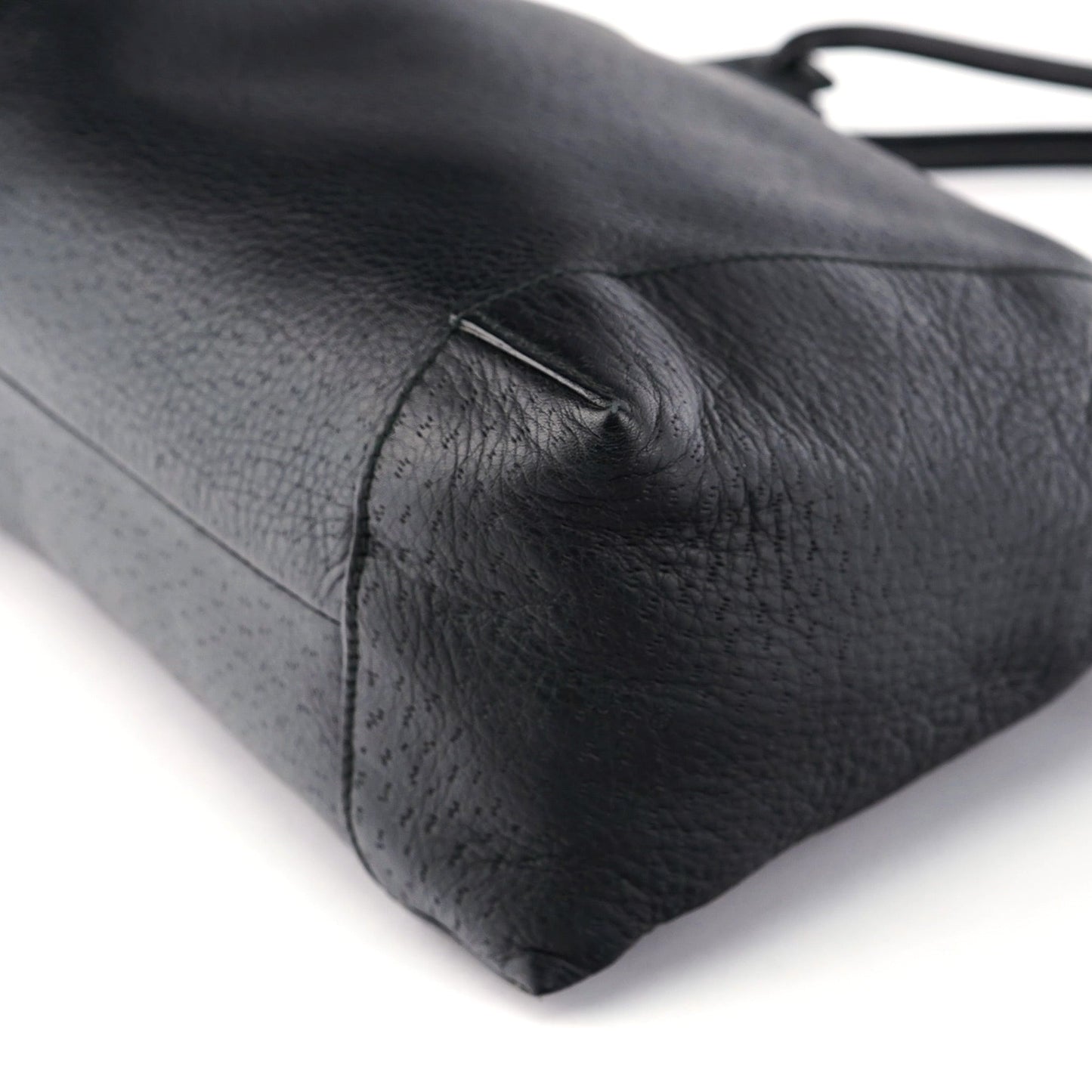 2003 Black Leather Hobo Shoulder Bag