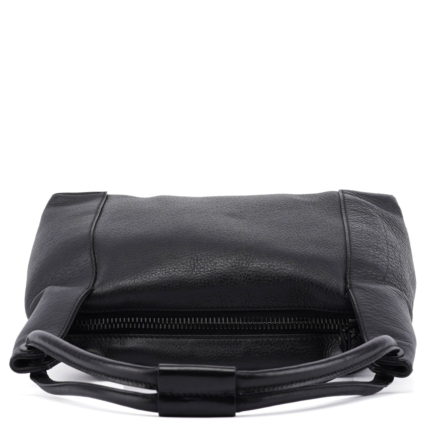 2003 Black Leather Hobo Shoulder Bag