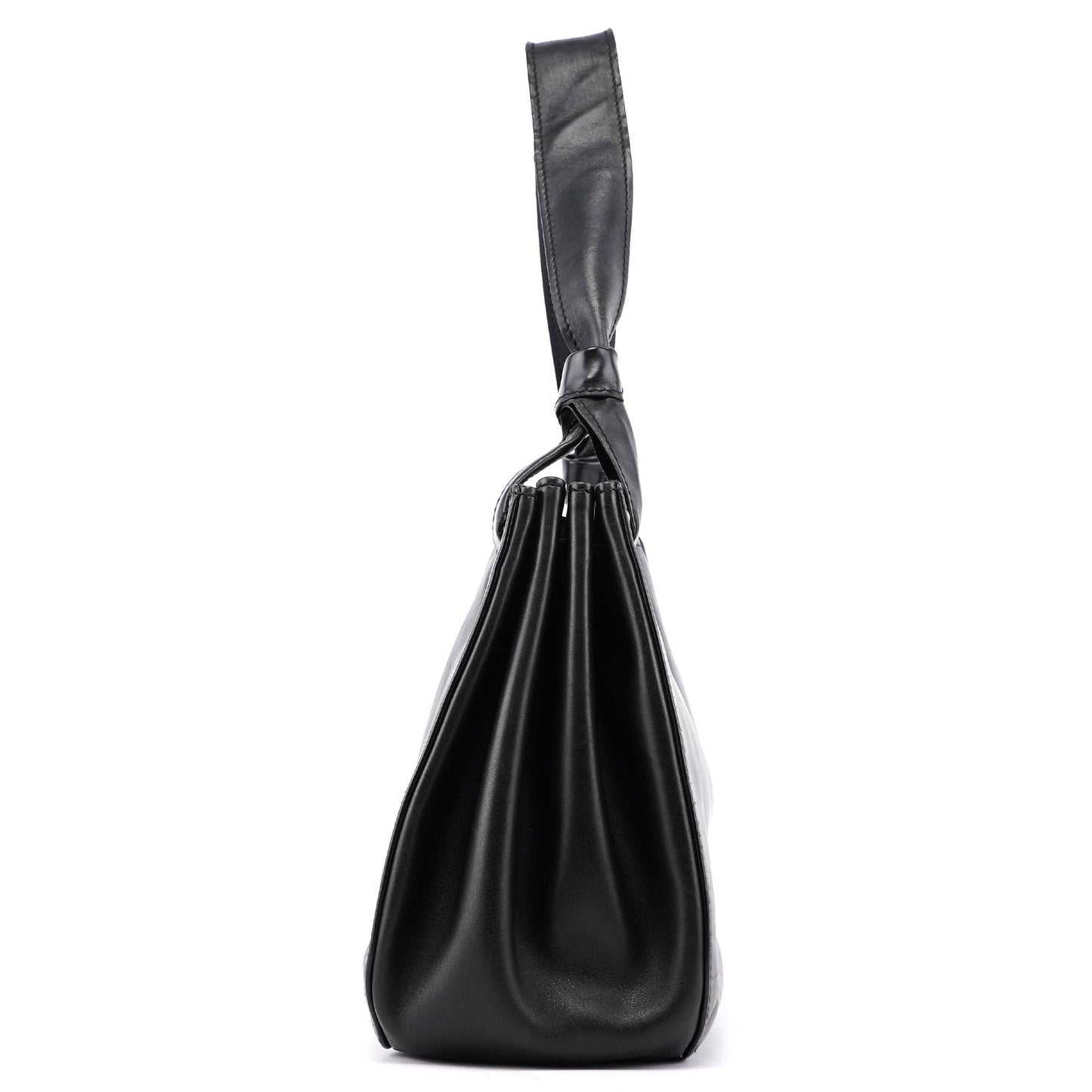 2003 Black Leather Large Shoulder Bag
