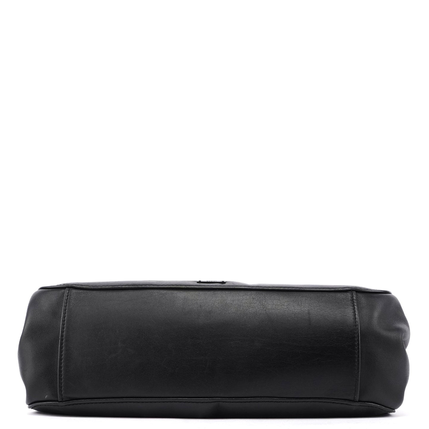 2003 Black Leather Large Shoulder Bag