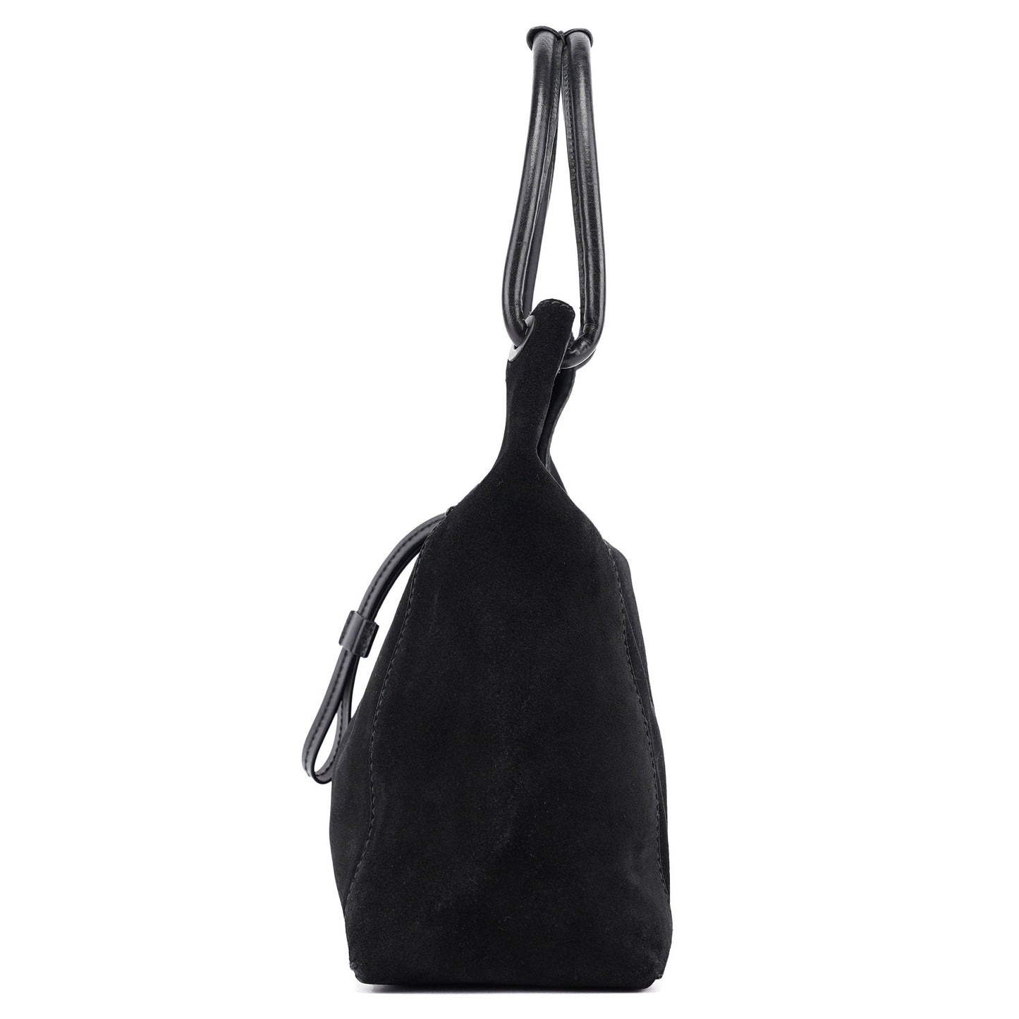 2003 Black Suede Shoulder Bag