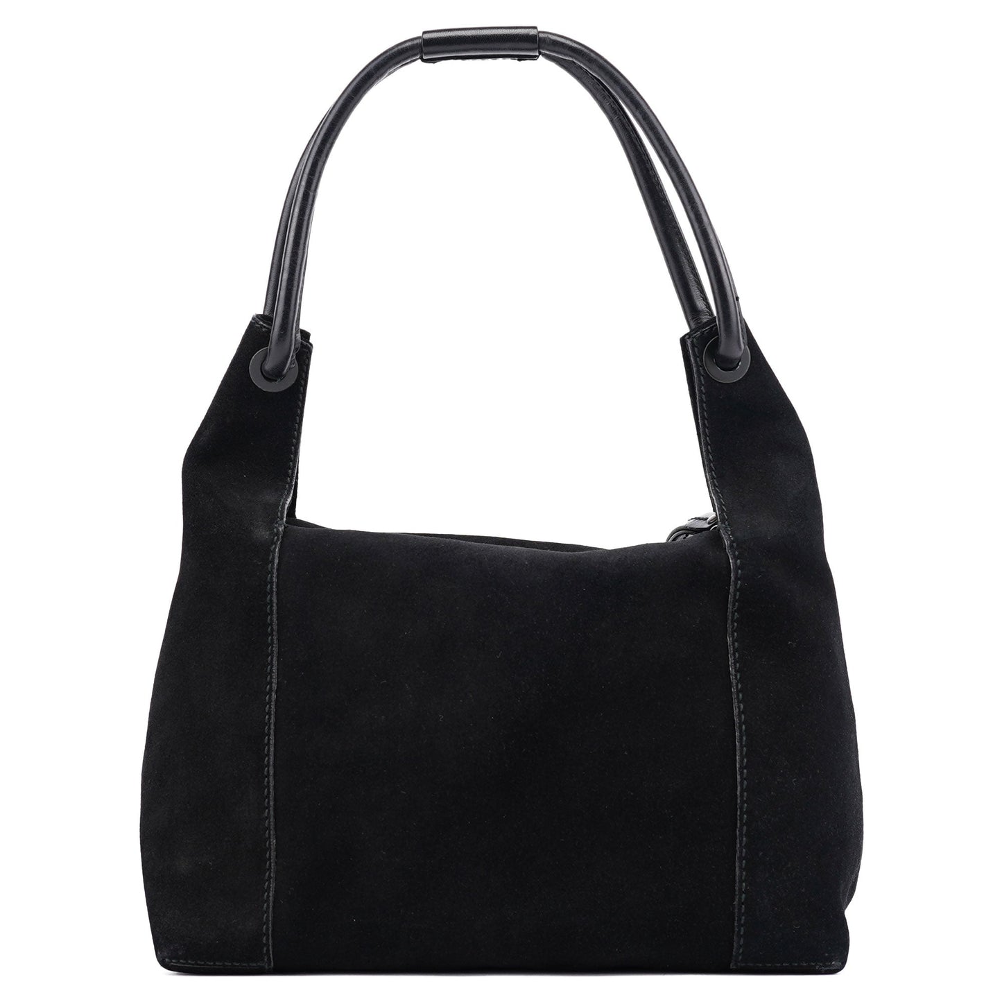 2003 Black Suede Shoulder Bag