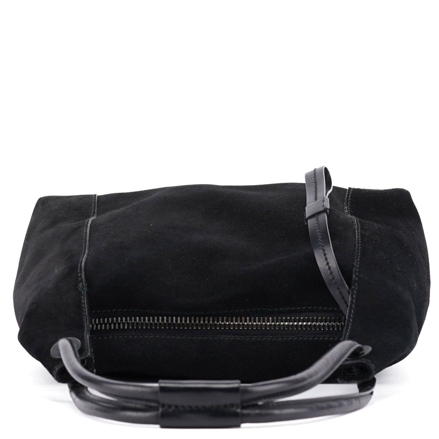 2003 Black Suede Shoulder Bag