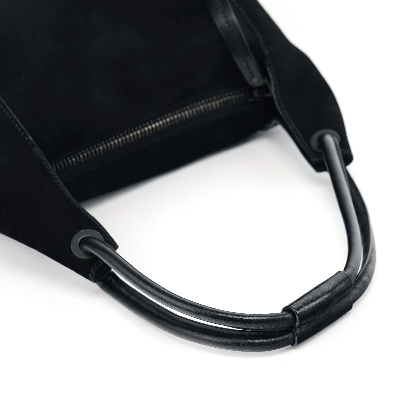 2003 Black Suede Shoulder Bag