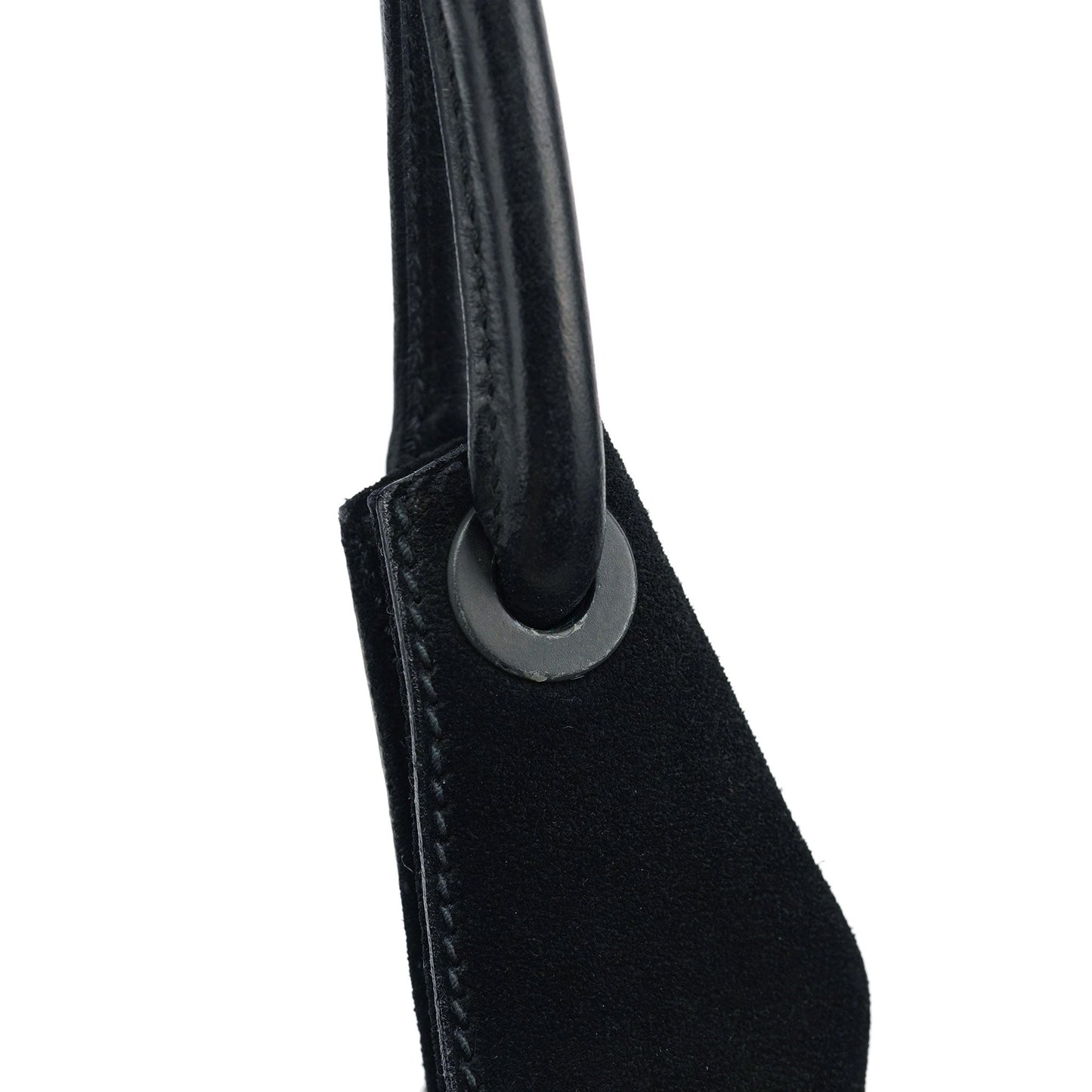 2003 Black Suede Shoulder Bag