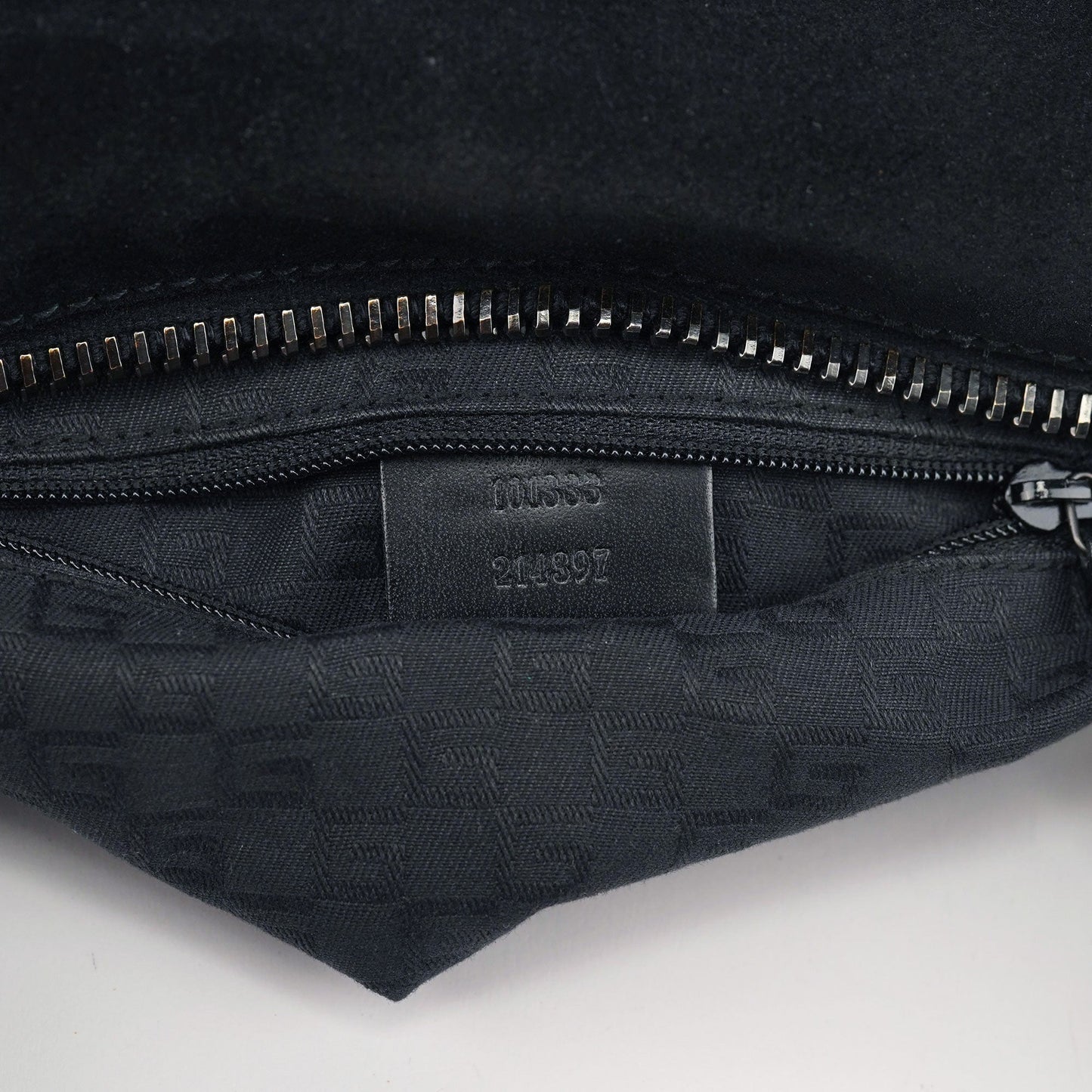 2003 Black Suede Shoulder Bag