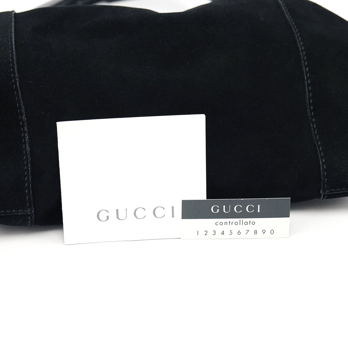 2003 Black Suede Shoulder Bag