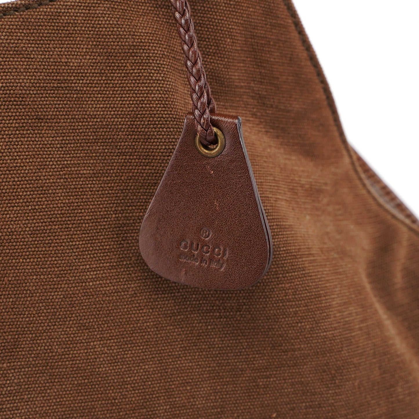 2003 Brown Canvas Bamboo Bag