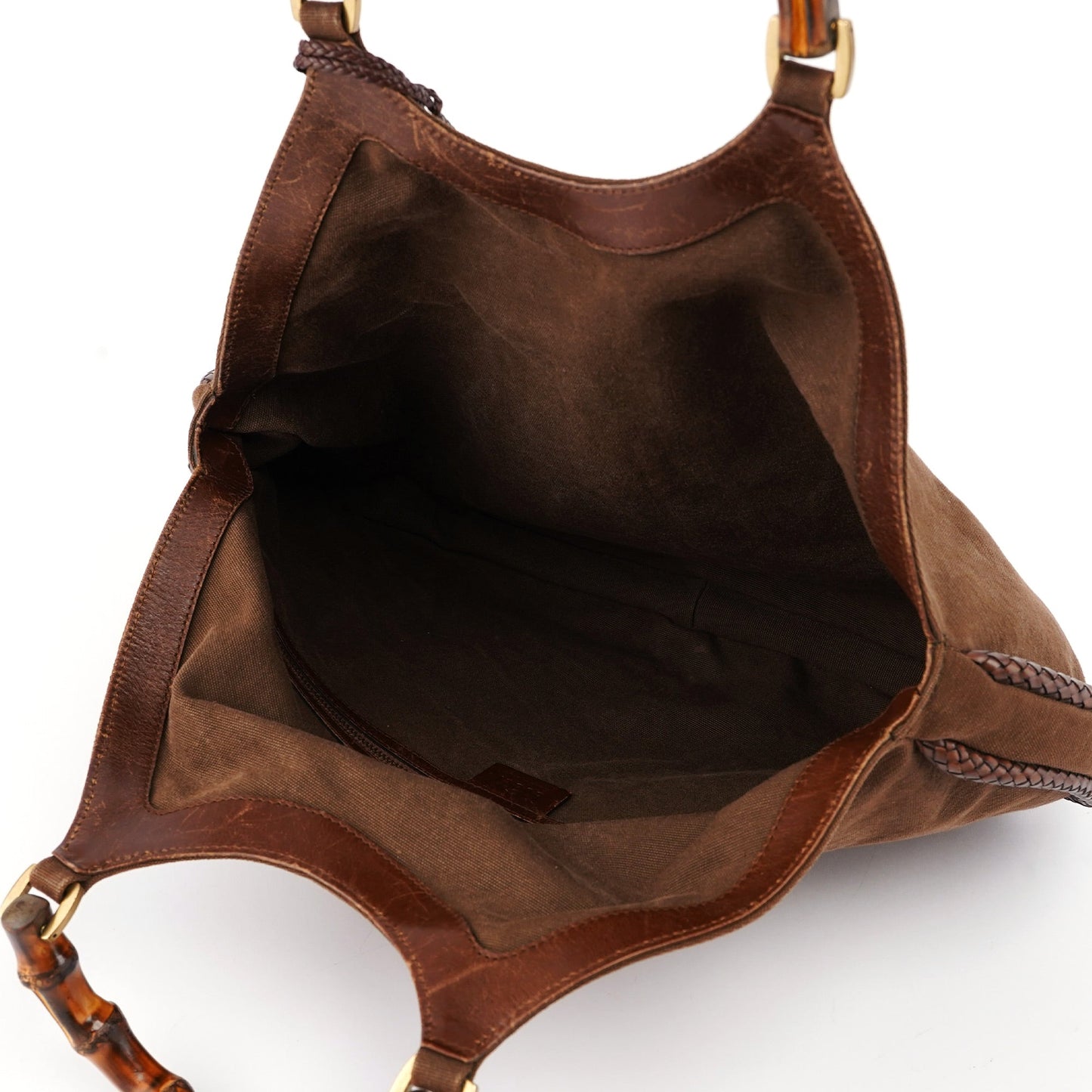 2003 Brown Canvas Bamboo Bag