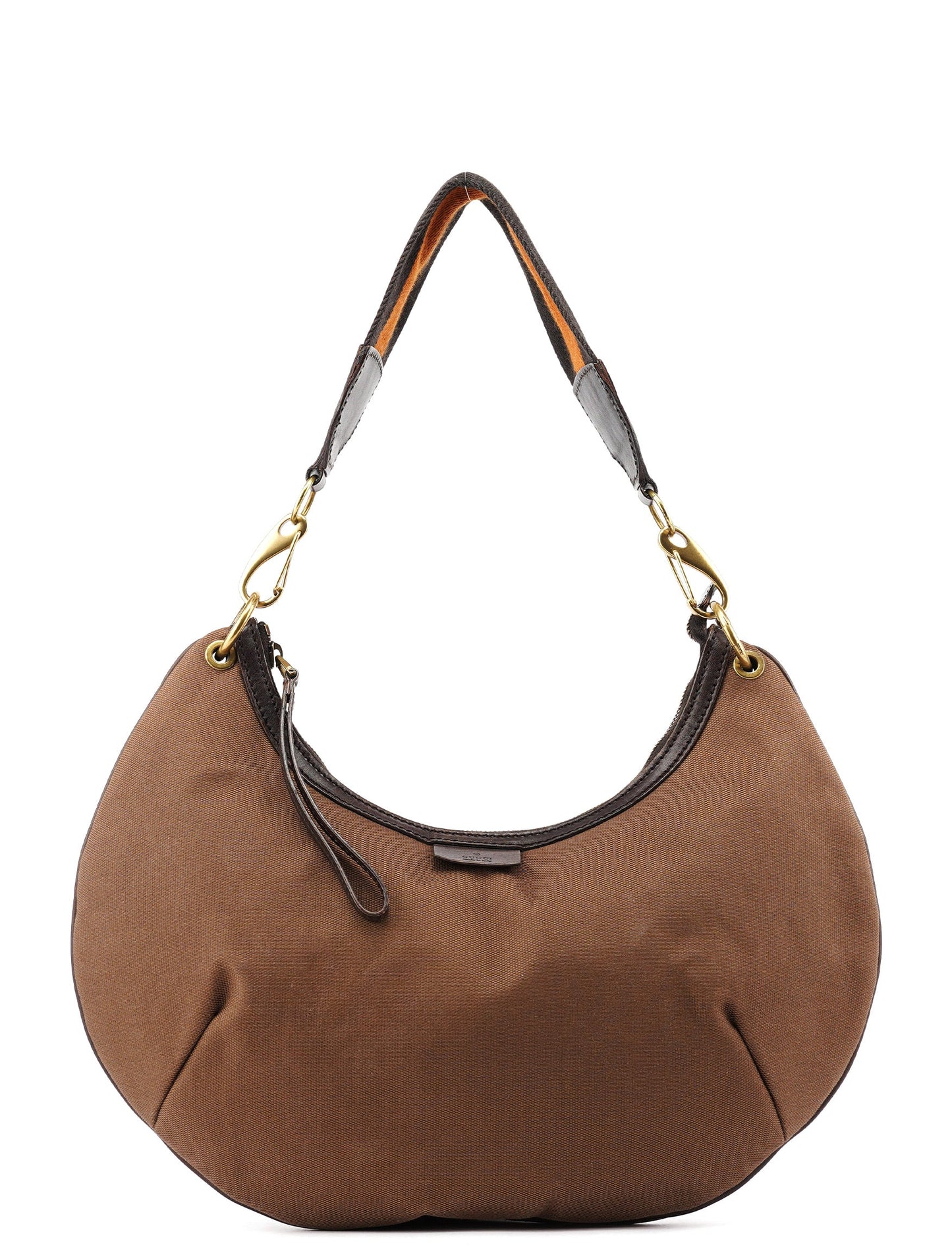 2003 Brown Canvas Hobo Shoulder Bag