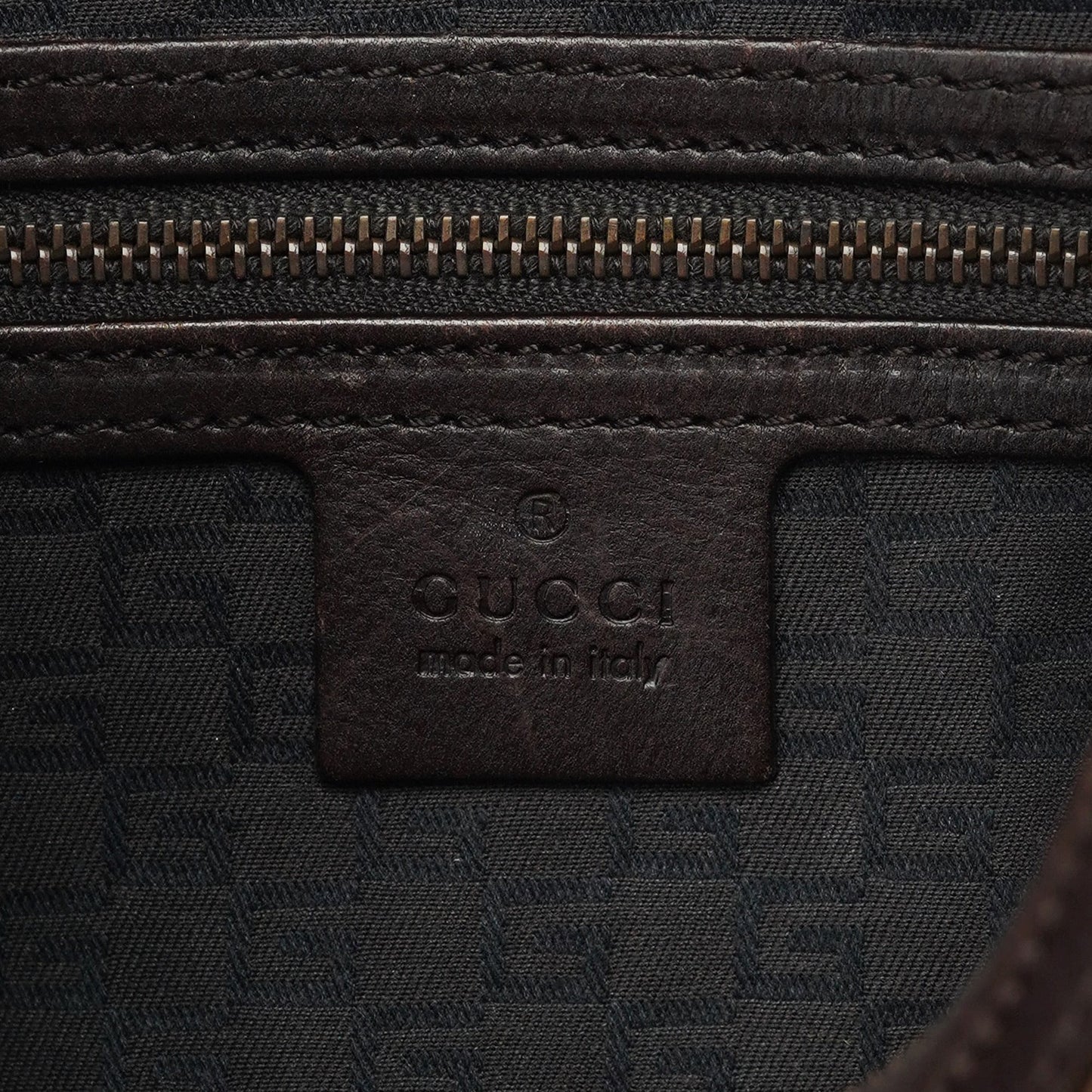 2003 Brown Canvas Hobo Shoulder Bag