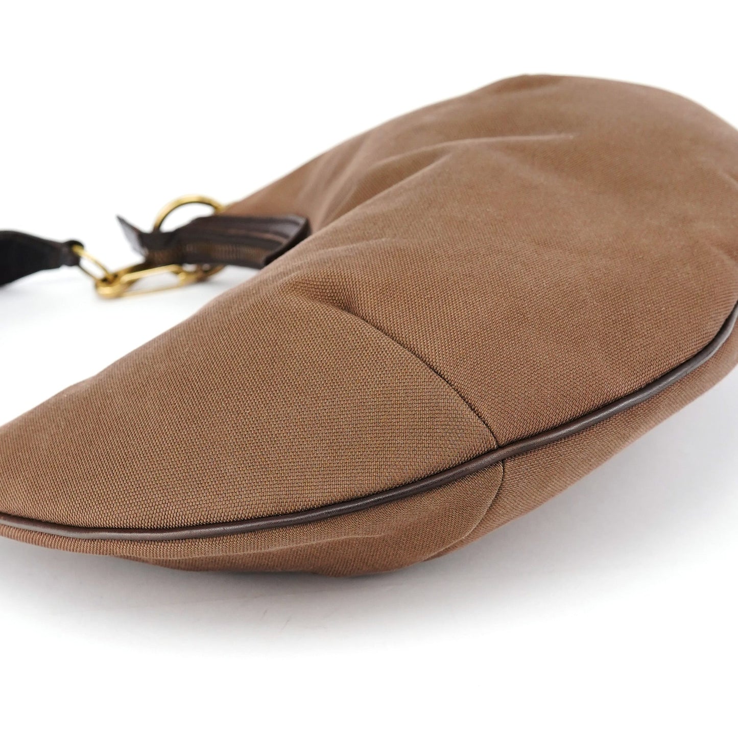 2003 Brown Canvas Hobo Shoulder Bag