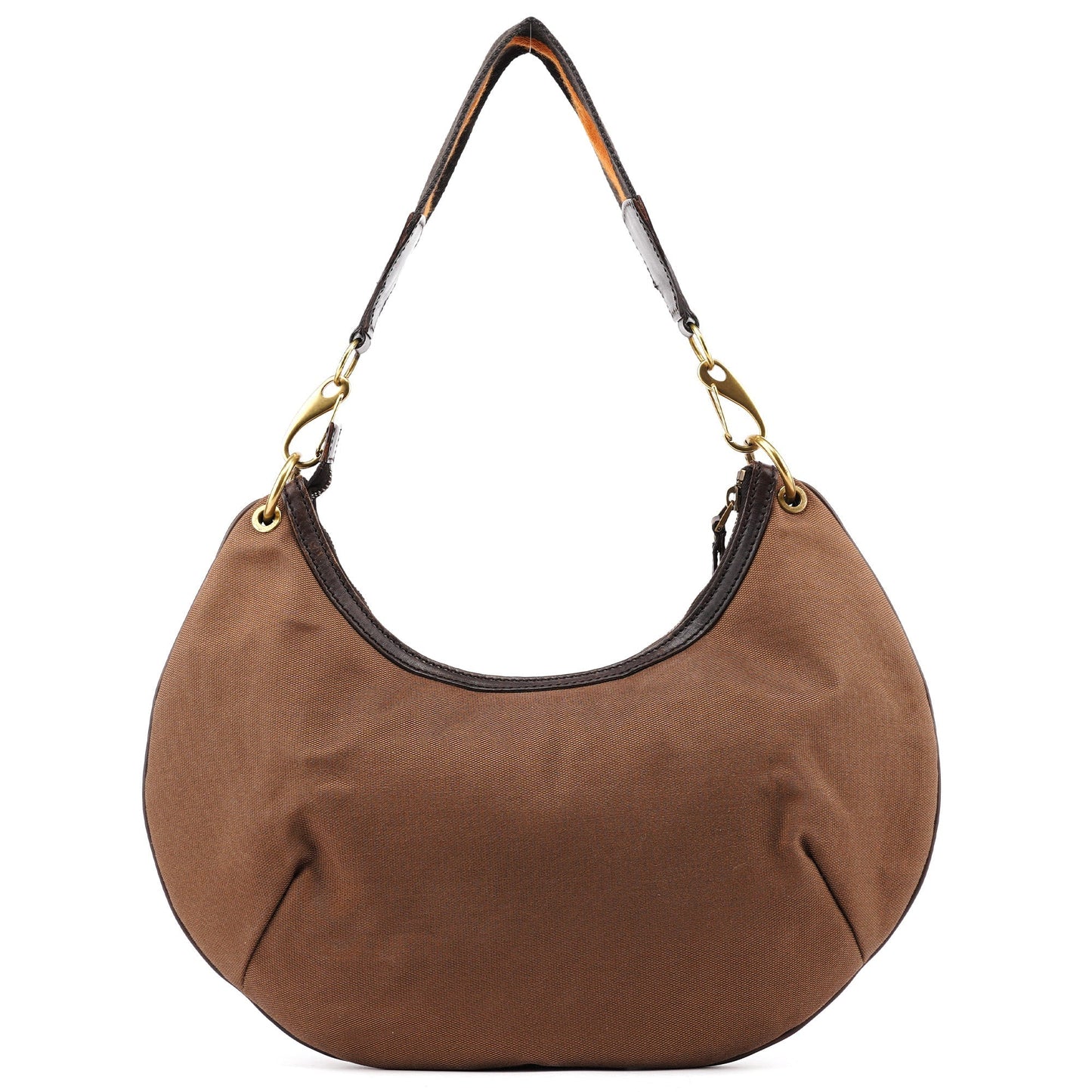 2003 Brown Canvas Hobo Shoulder Bag