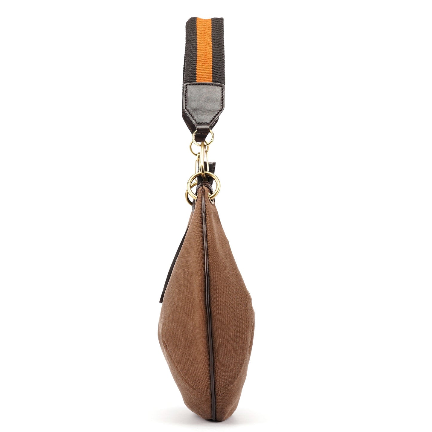 2003 Brown Canvas Hobo Shoulder Bag