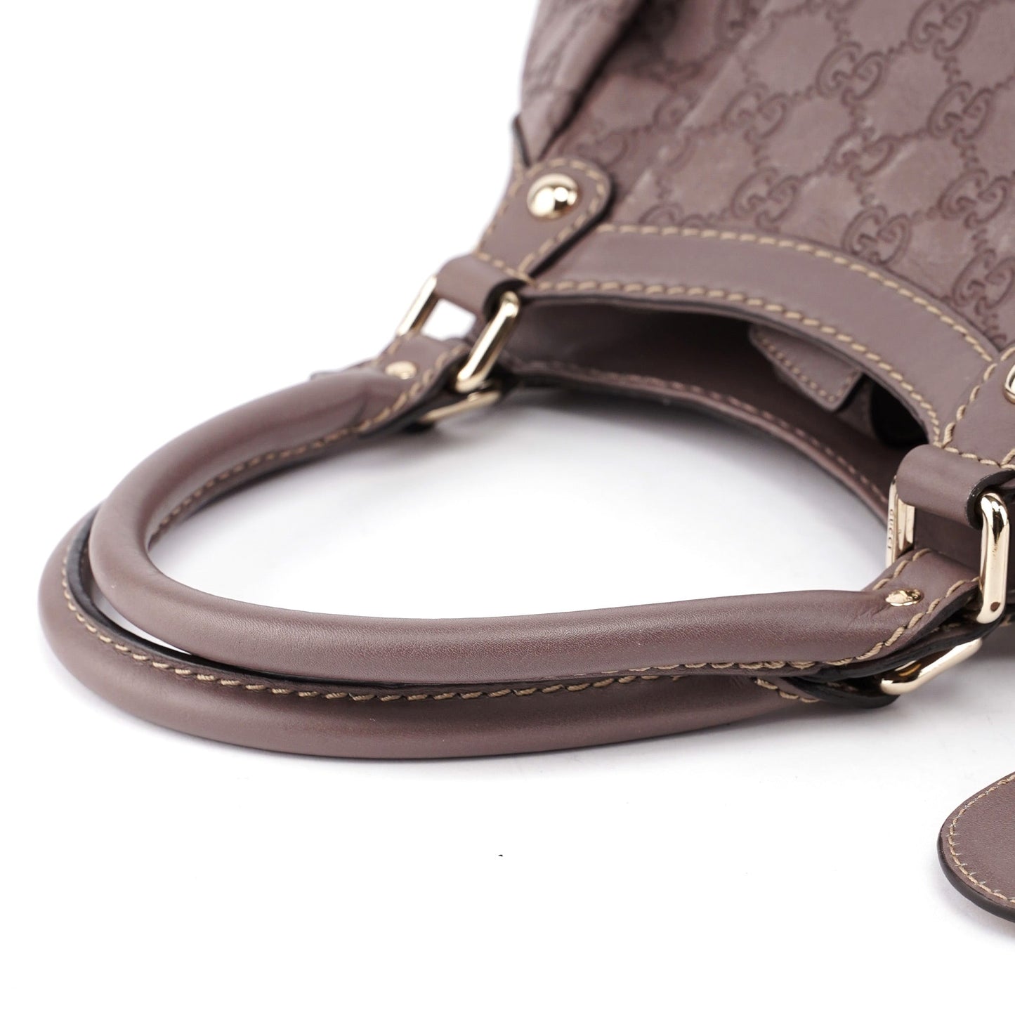 211944 Purple Calfskin GG Shoulder Bag