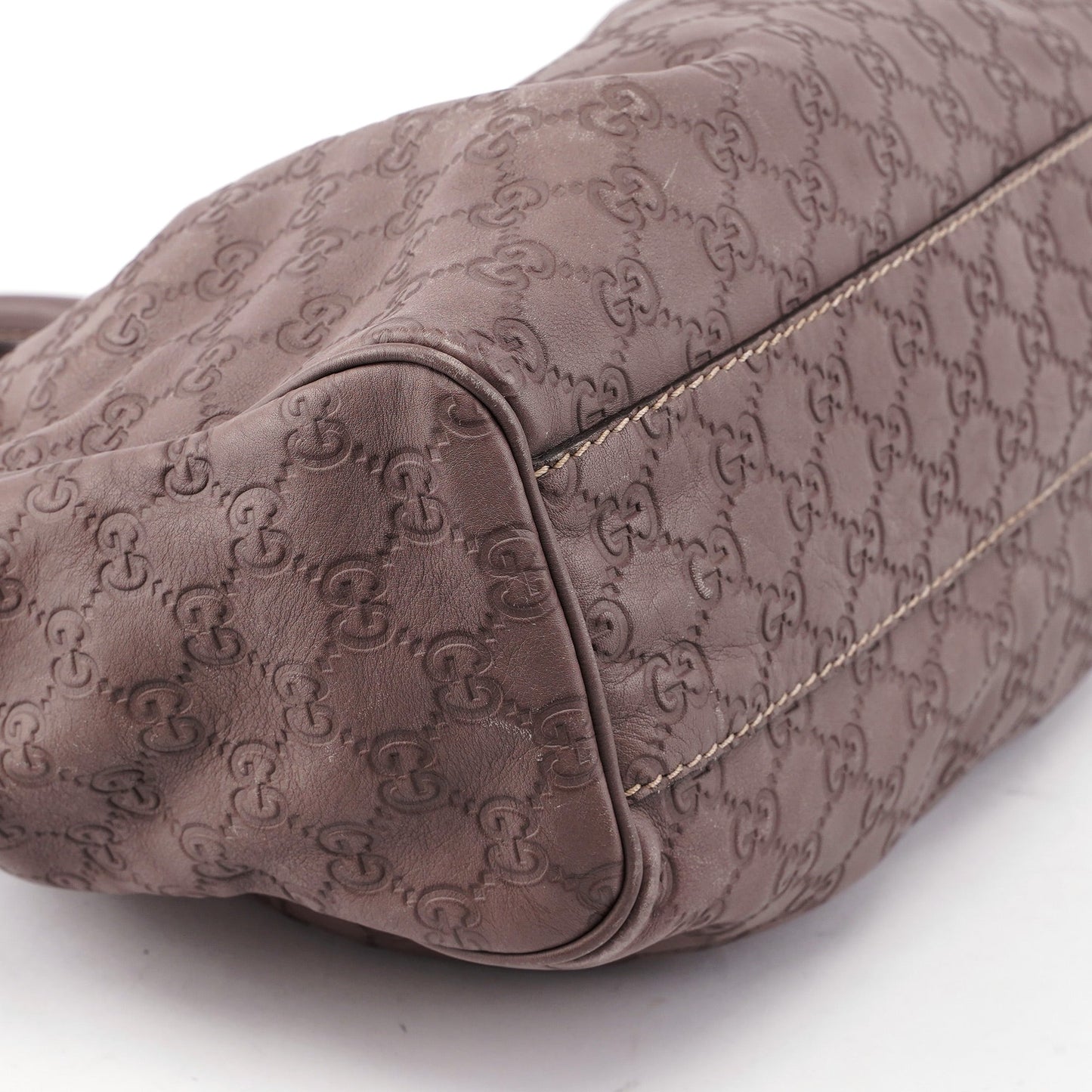 211944 Purple Calfskin GG Shoulder Bag