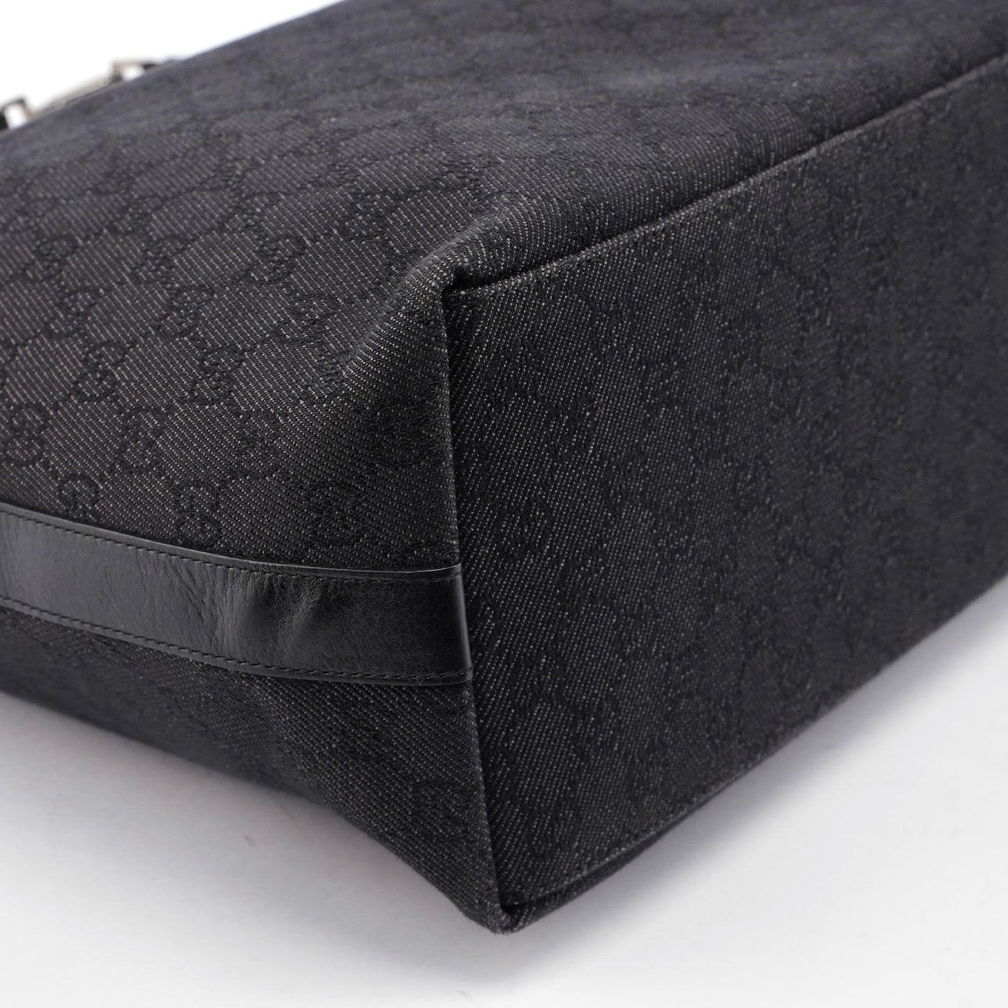 246892 Anthracite Denim GG Hobo Shoulder Bag