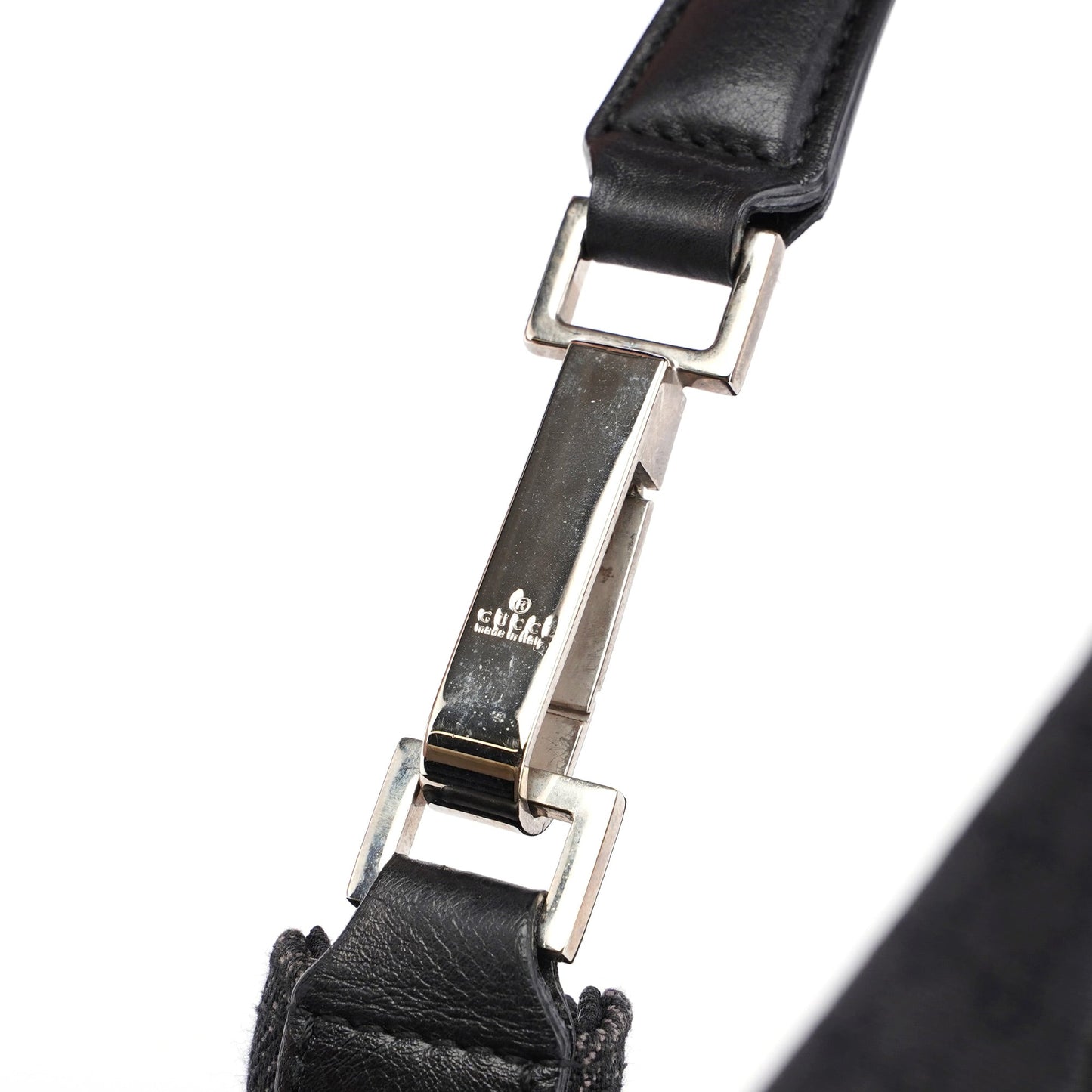 246892 Anthracite Denim GG Hobo Shoulder Bag