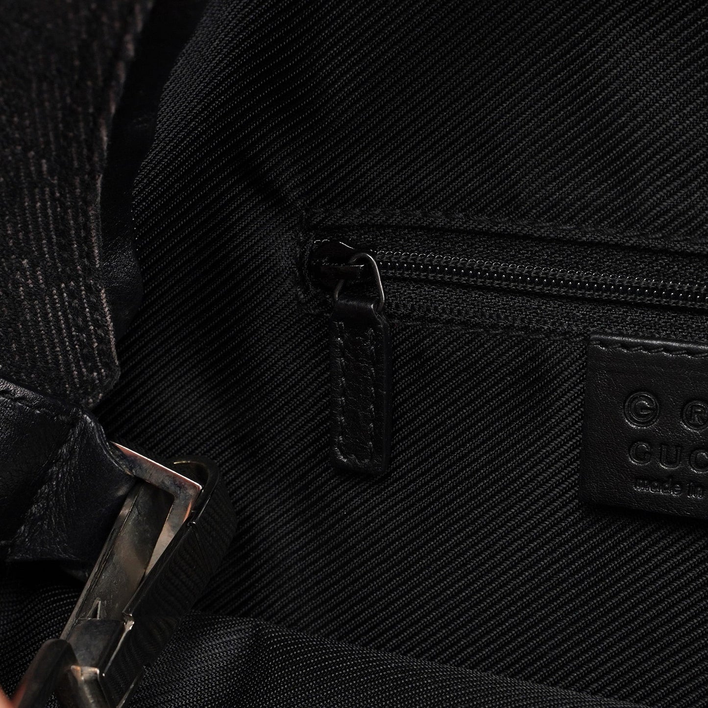 246892 Anthracite Denim GG Hobo Shoulder Bag