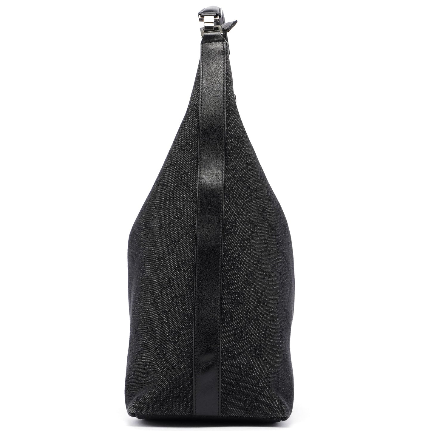 246892 Anthracite Denim GG Hobo Shoulder Bag