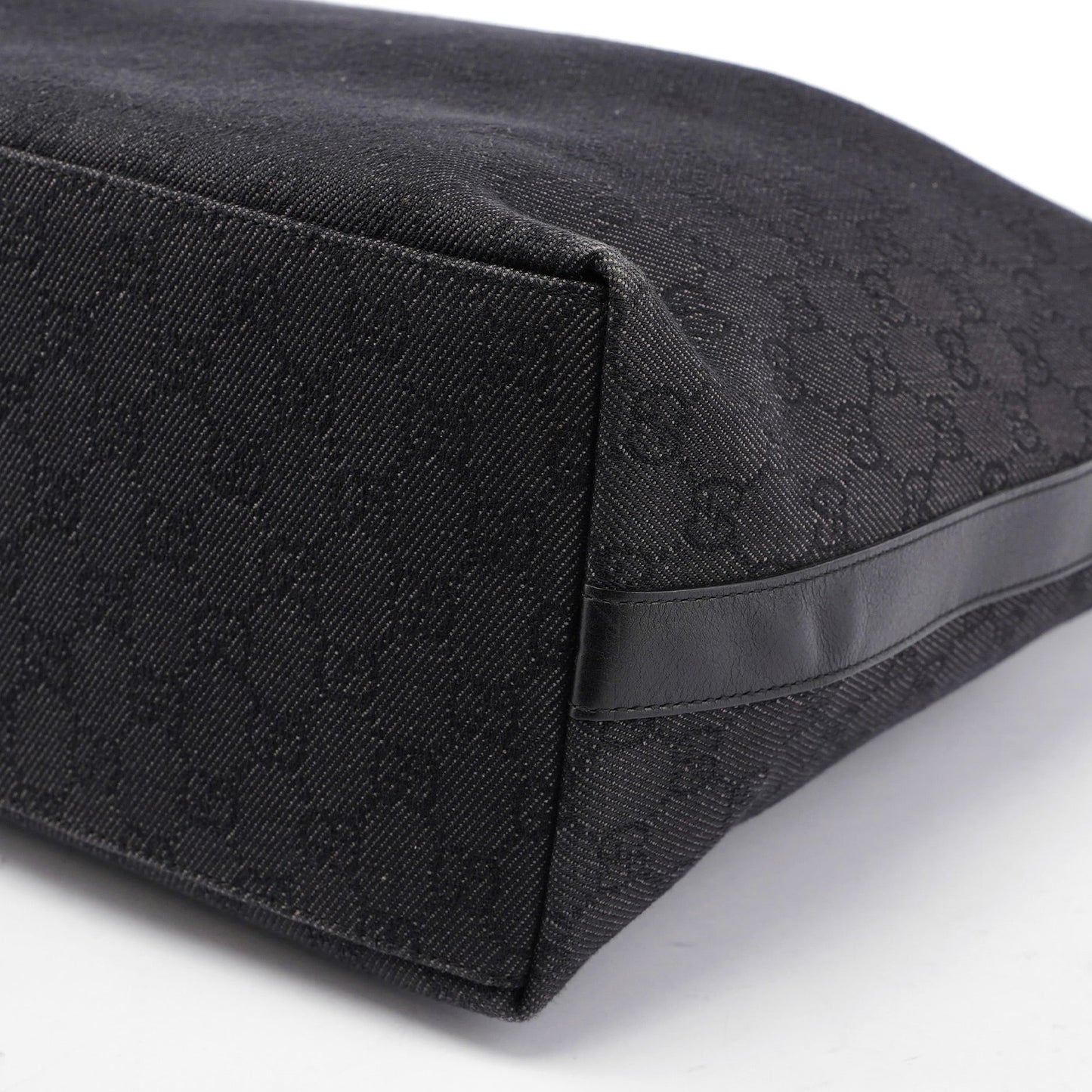 246892 Anthracite Denim GG Hobo Shoulder Bag