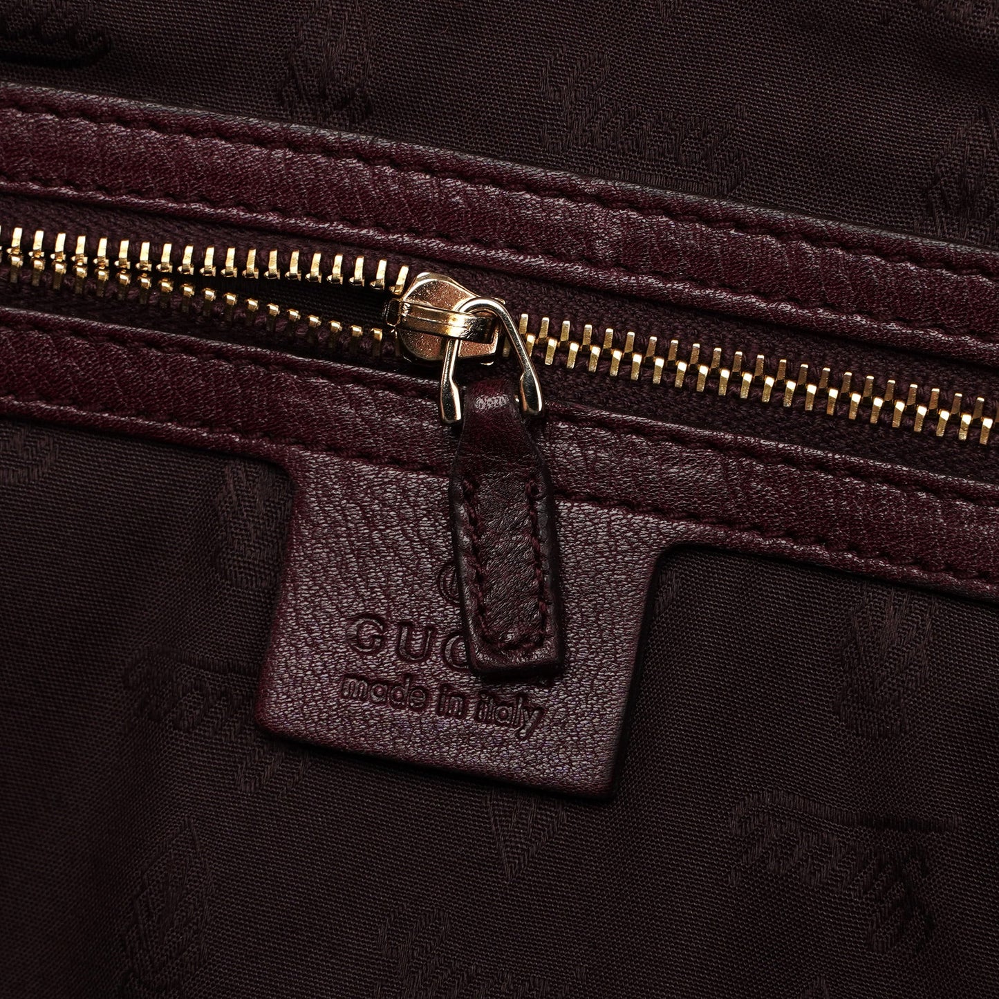 248045 Burgundy Suede GG Shoulder Bag