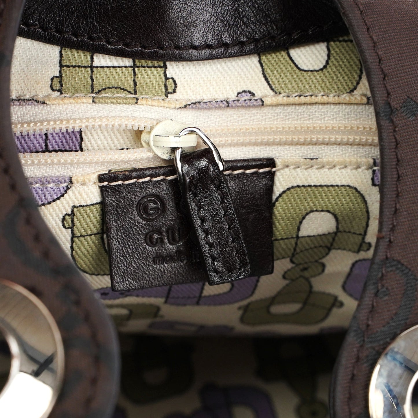 257265 Brown GG Hobo Shoulder Bag