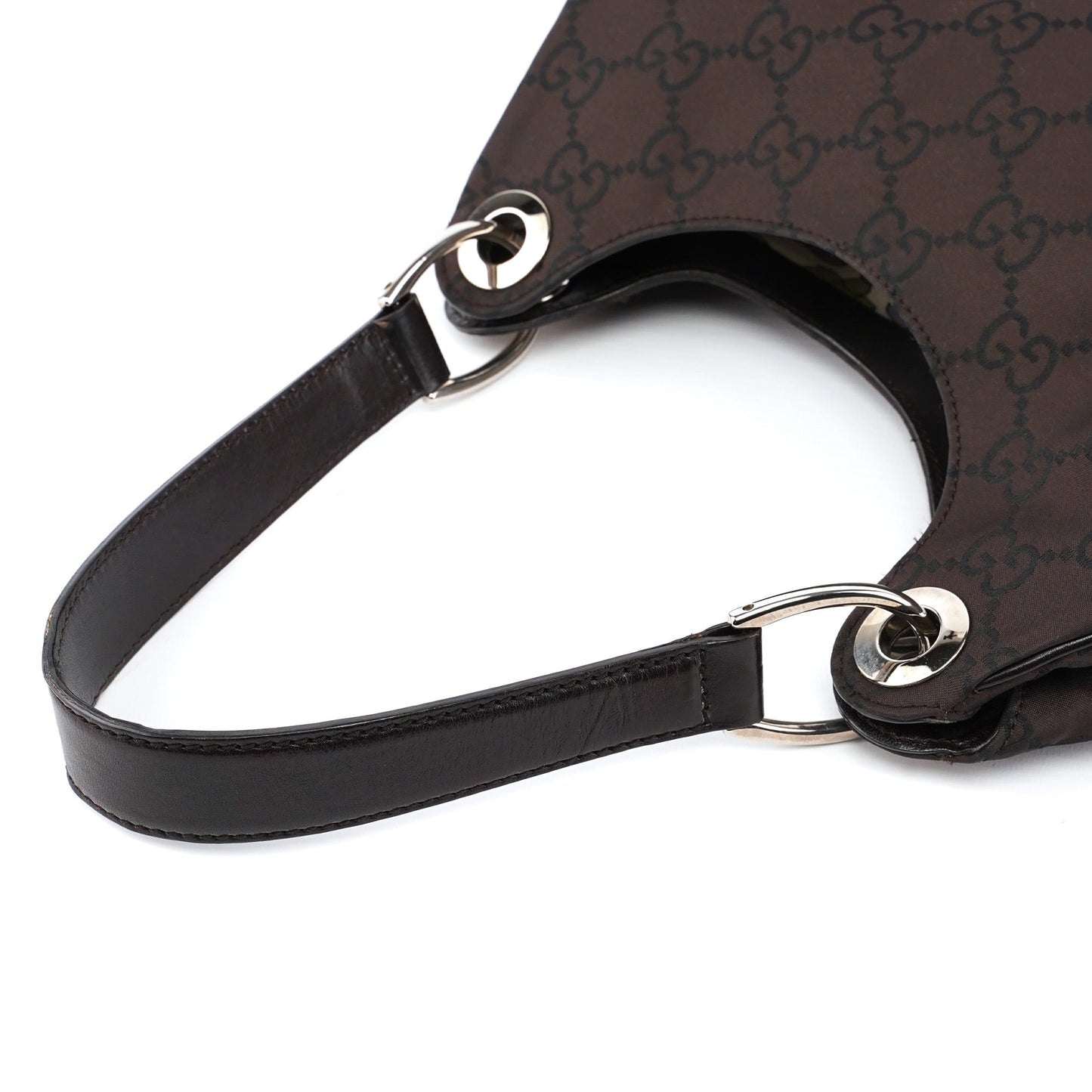 257265 Brown GG Hobo Shoulder Bag