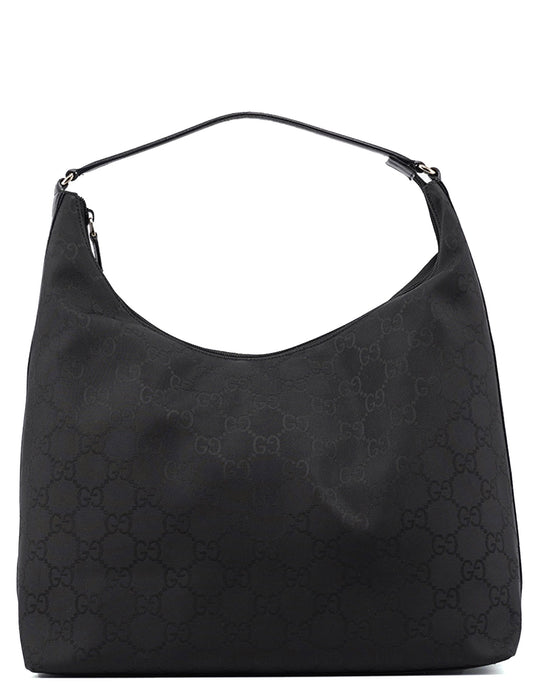 257279 Black GG Hobo Shoulder Bag