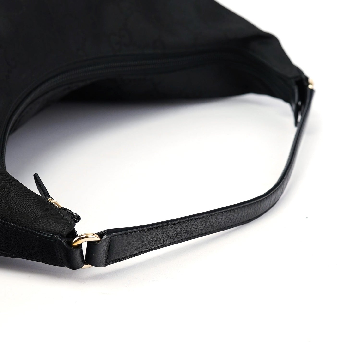 257279 Black GG Hobo Shoulder Bag