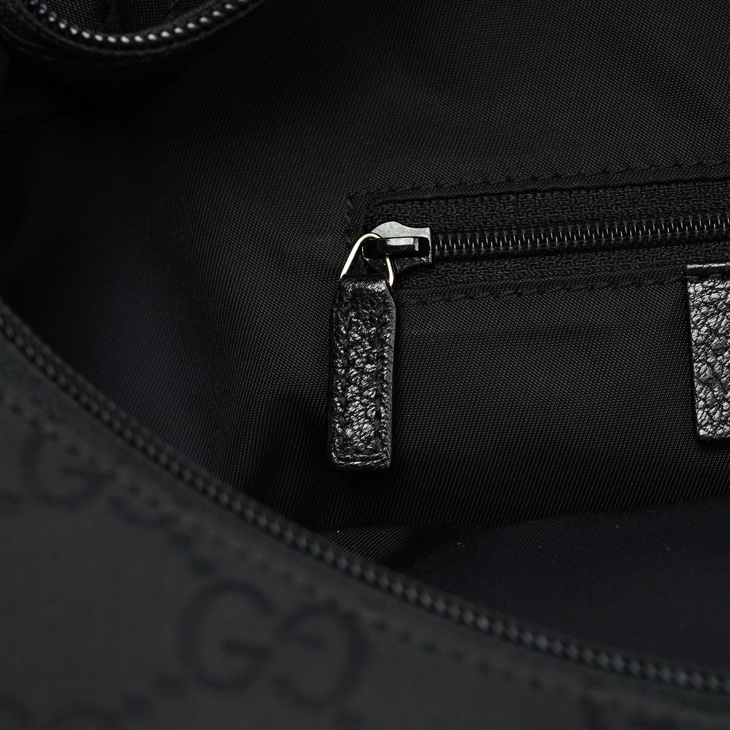 257279 Black GG Hobo Shoulder Bag