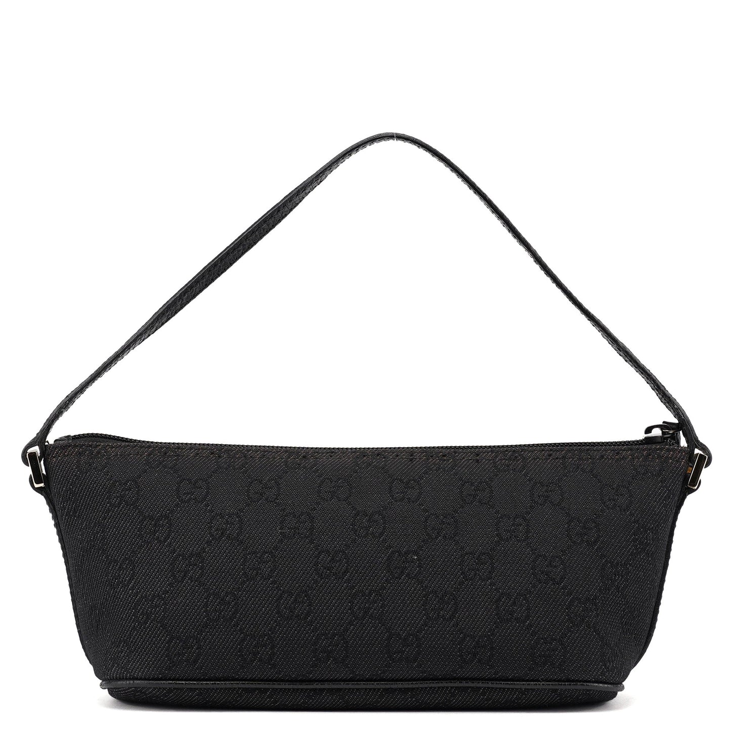 257300 Anthracite GG Denim Boat Pochette