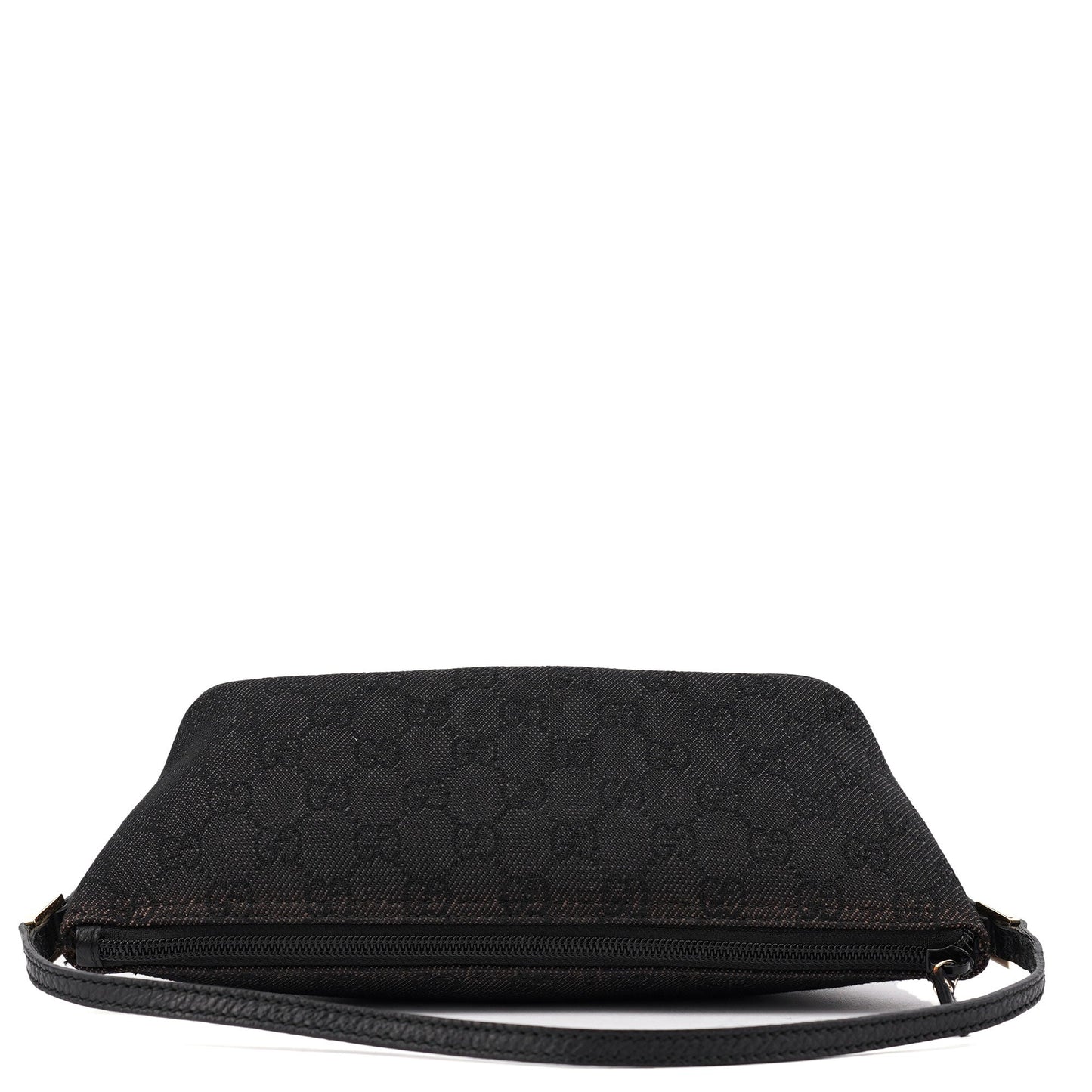 257300 Anthracite GG Denim Boat Pochette