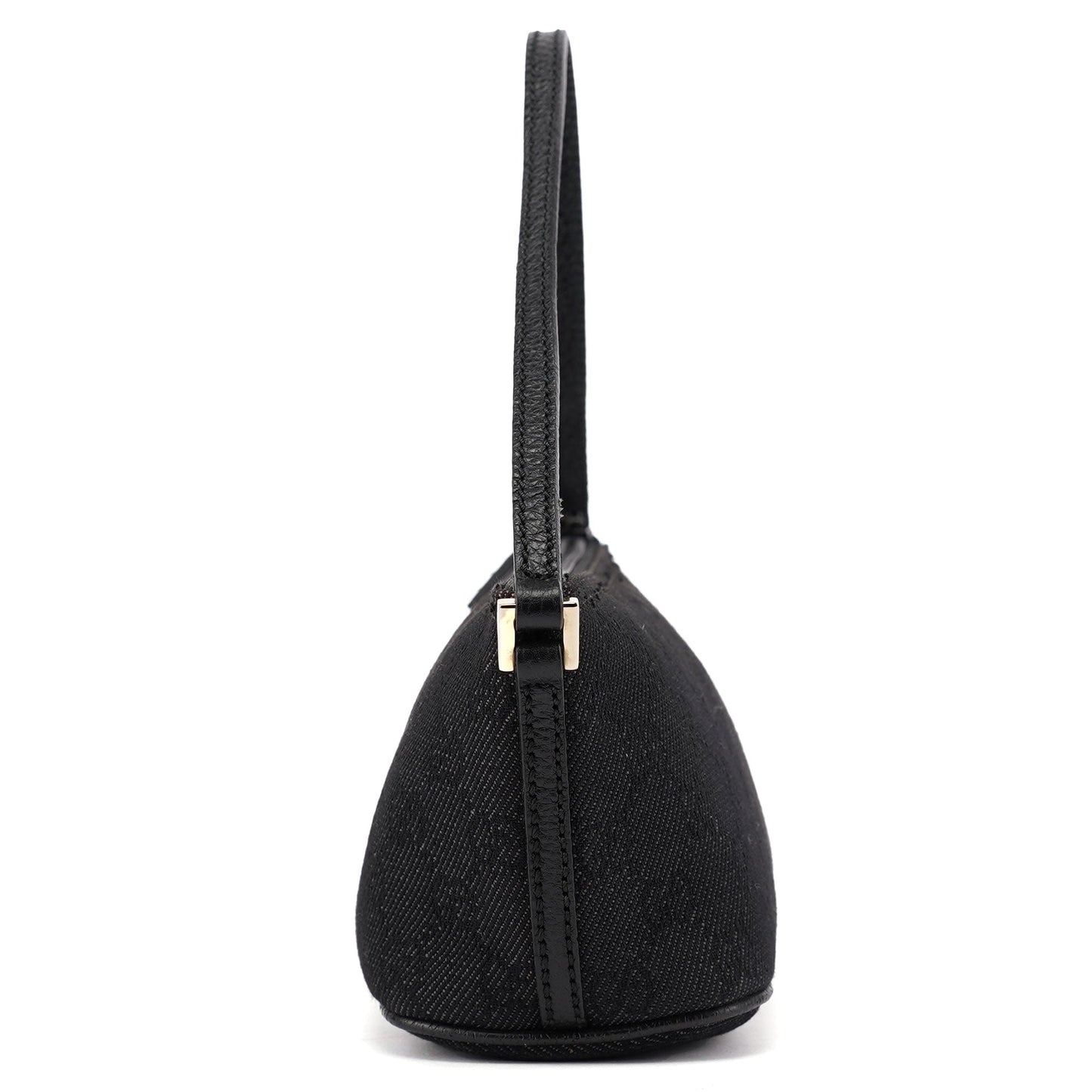 257300 Anthracite GG Denim Boat Pochette