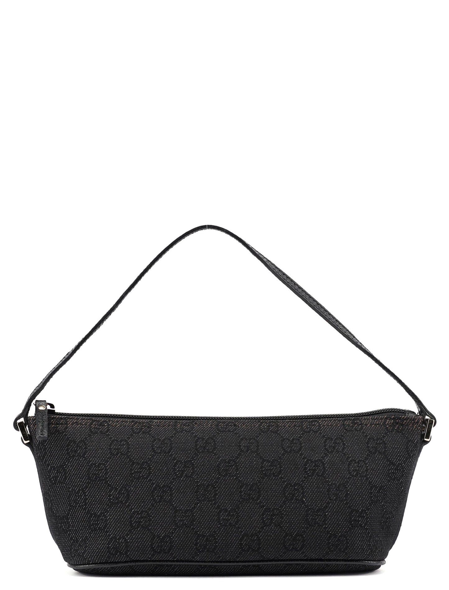 257300 Anthracite GG Denim Boat Pochette