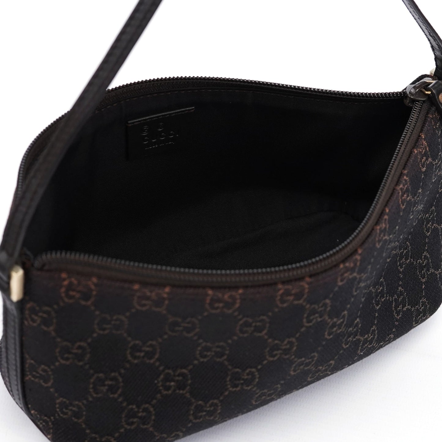257300 Brown GG Boat Pochette