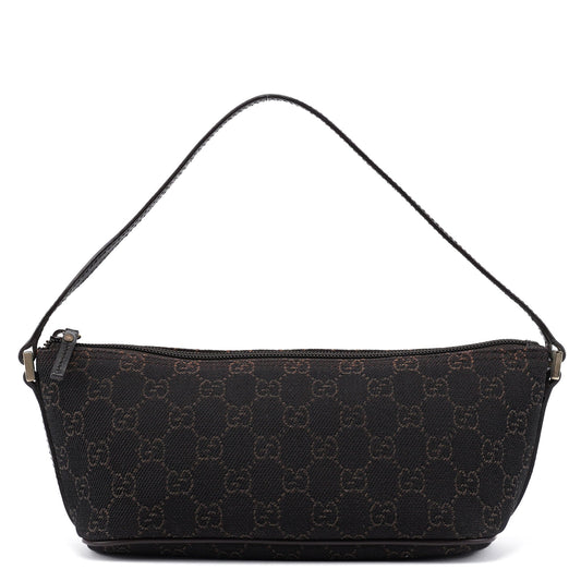 257300 Brown GG Boat Pochette