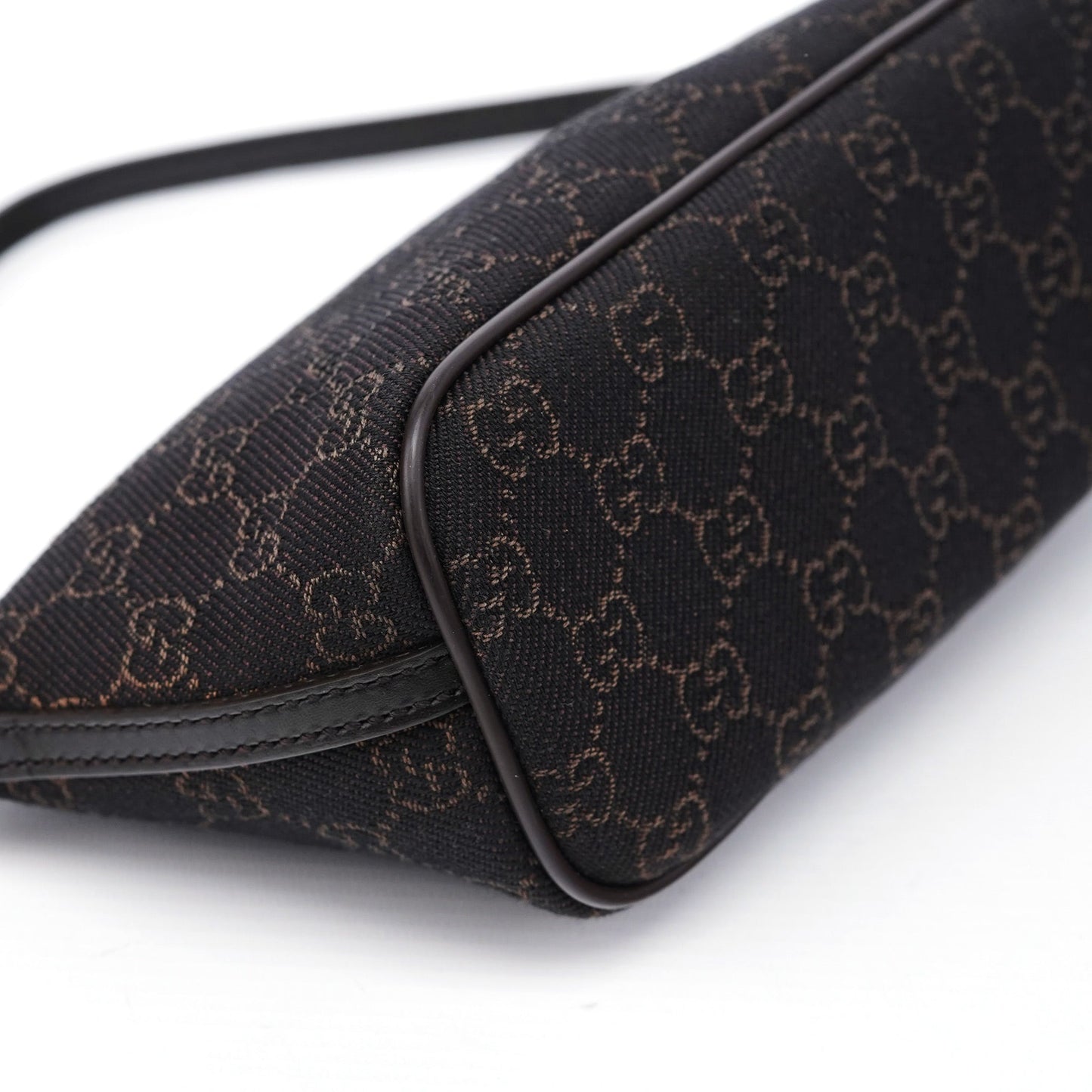 257300 Brown GG Boat Pochette